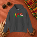 AES Flag Hoodie — Burkina Famos-Niger-Mali -West African Colors Pullover