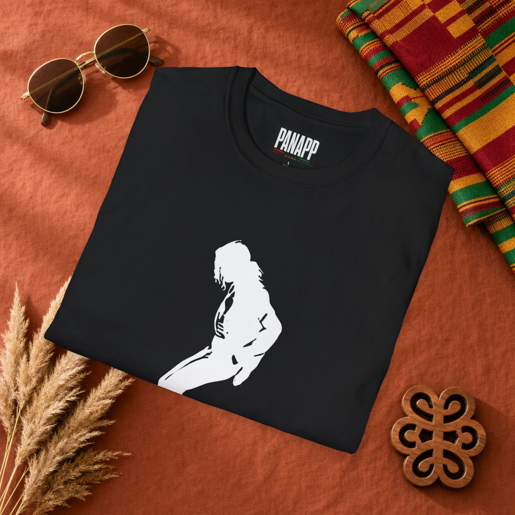 king of pop Silhouette Tee — Iconic Moonwalk Dance T‑Shirt