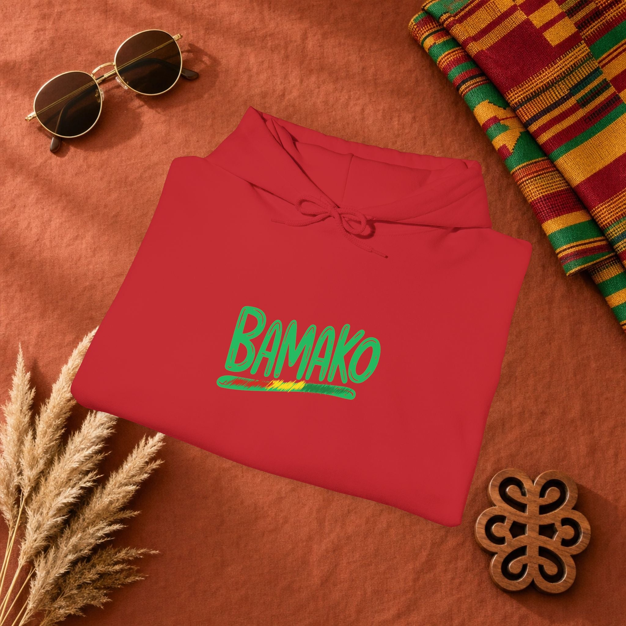 Bamako Graphic Hoodie — Stylish West African City Name Pullover