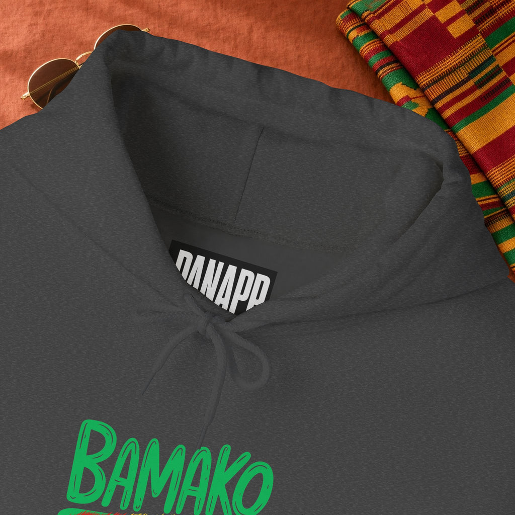 Bamako Graphic Hoodie — Stylish West African City Name Pullover