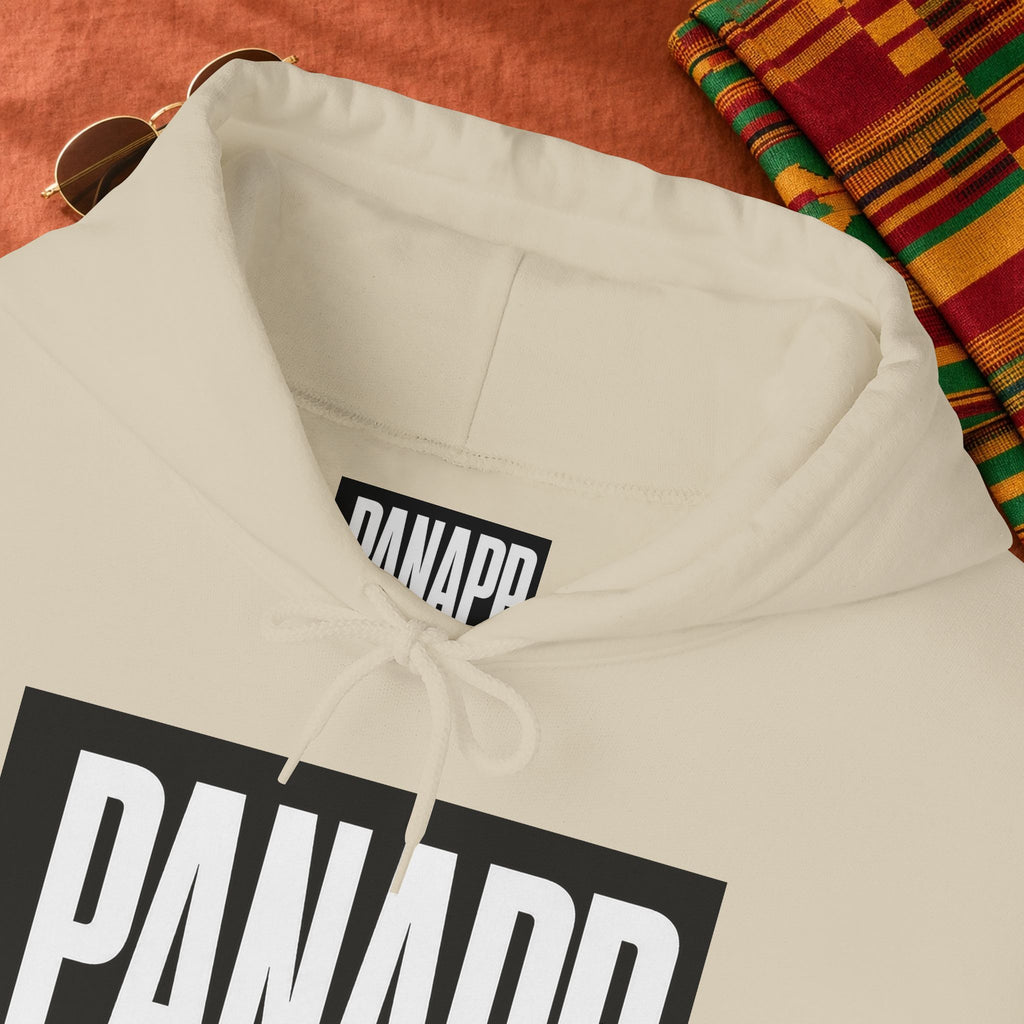 PANAPP Graphic Hoodie — Pan-African Apparel Pullover with Sleeve Logo