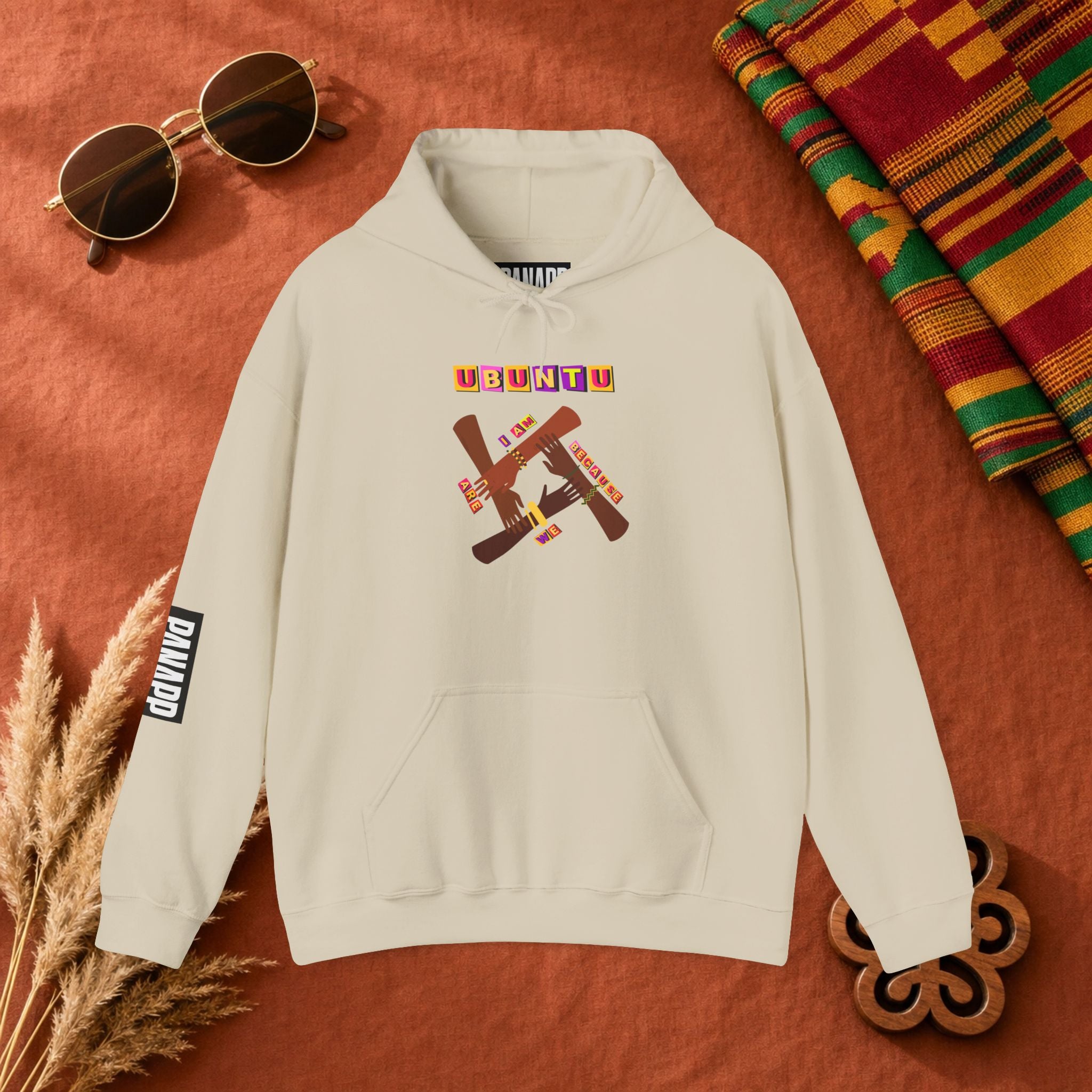 Ubuntu Afrobeat Hoodie — African Cultural Graphic Pullover