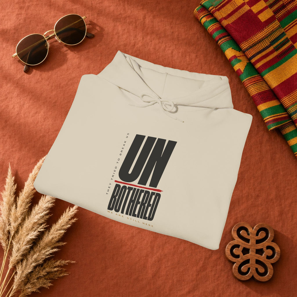 UNBothered Hoodie — Minimal Statement Graphic Hooded Sweatshirt