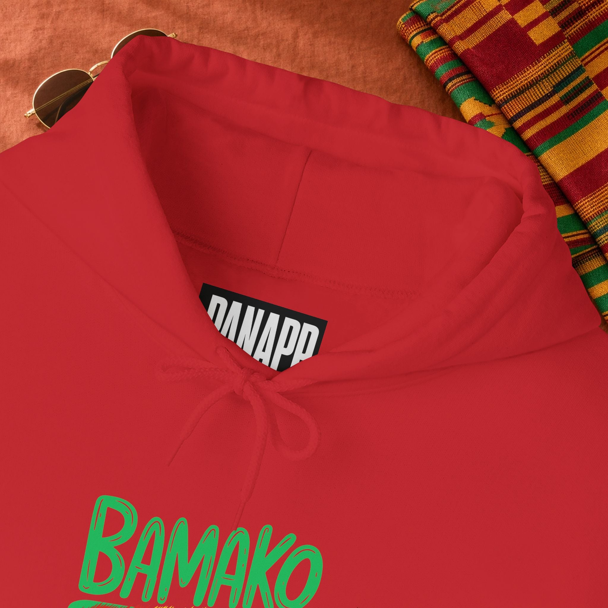 Bamako Graphic Hoodie — Stylish West African City Name Pullover