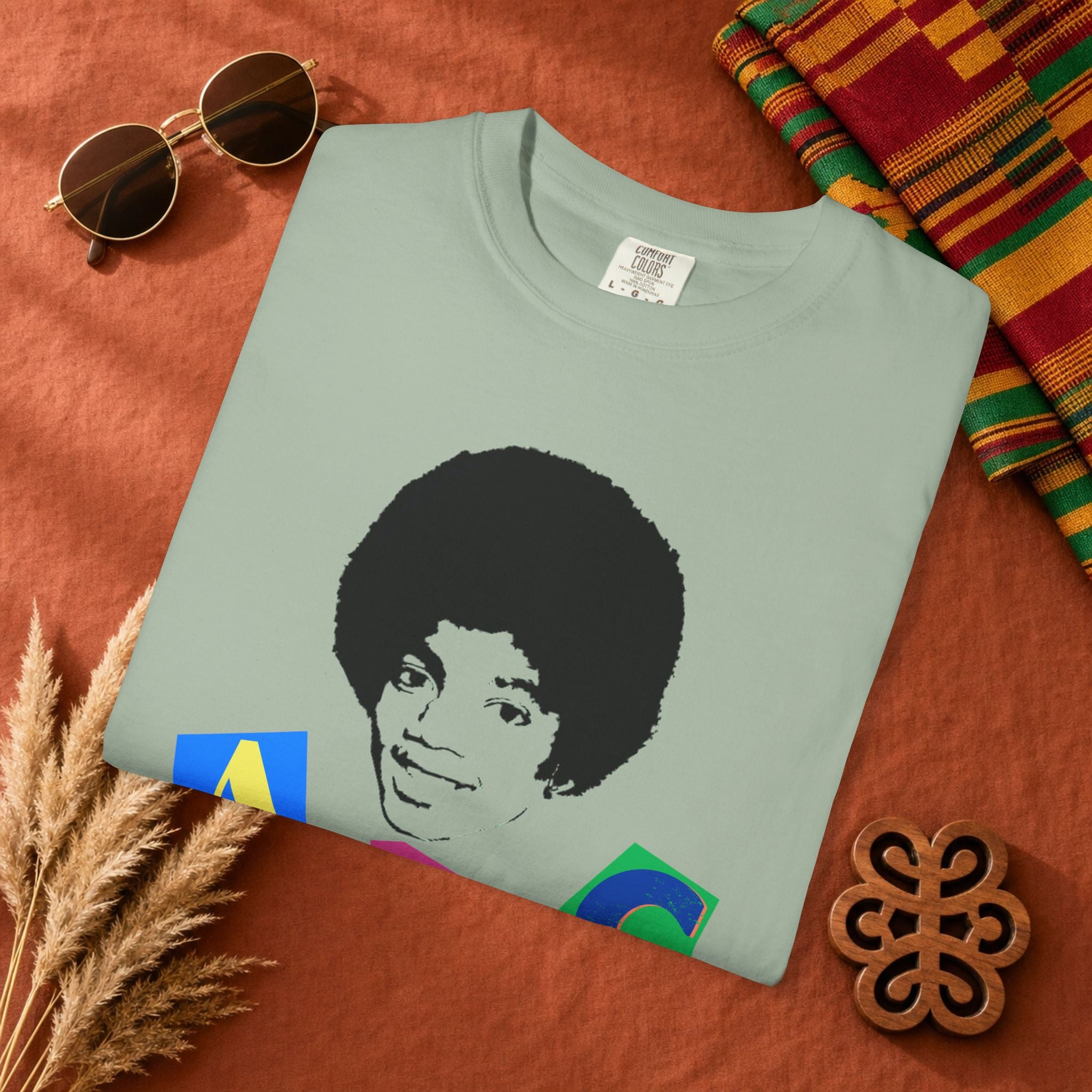 A B C , 1, 2, 3 Unisex Garment-Dyed T-shirt