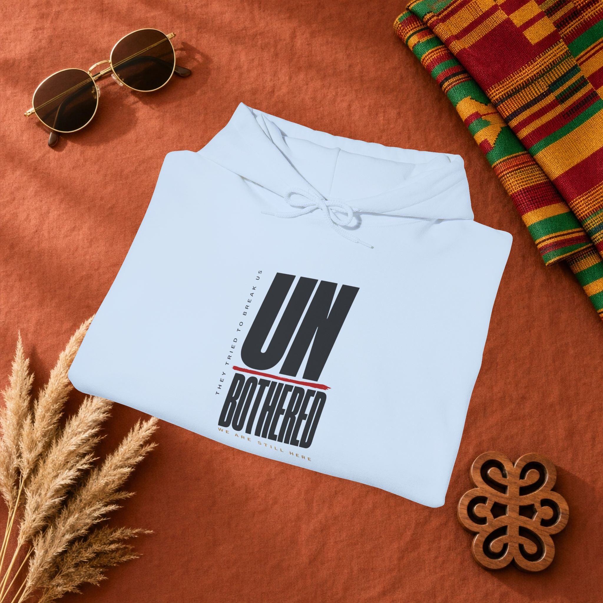 UNBothered Hoodie — Minimal Statement Graphic Hooded Sweatshirt