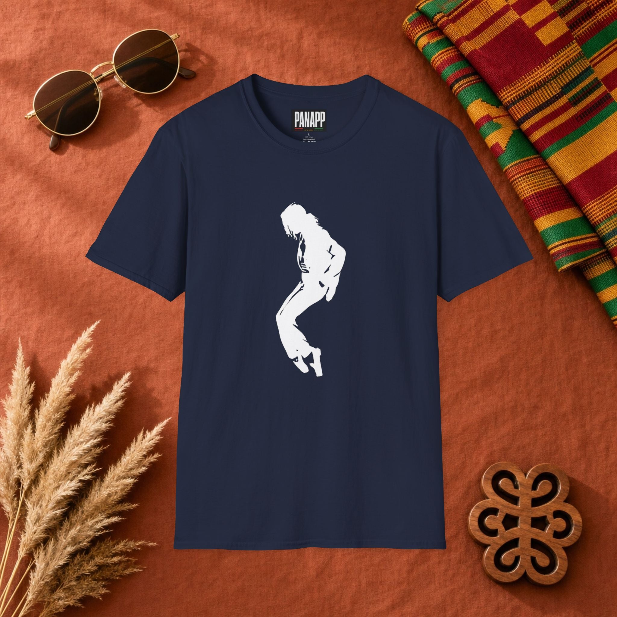 king of pop Silhouette Tee — Iconic Moonwalk Dance T‑Shirt
