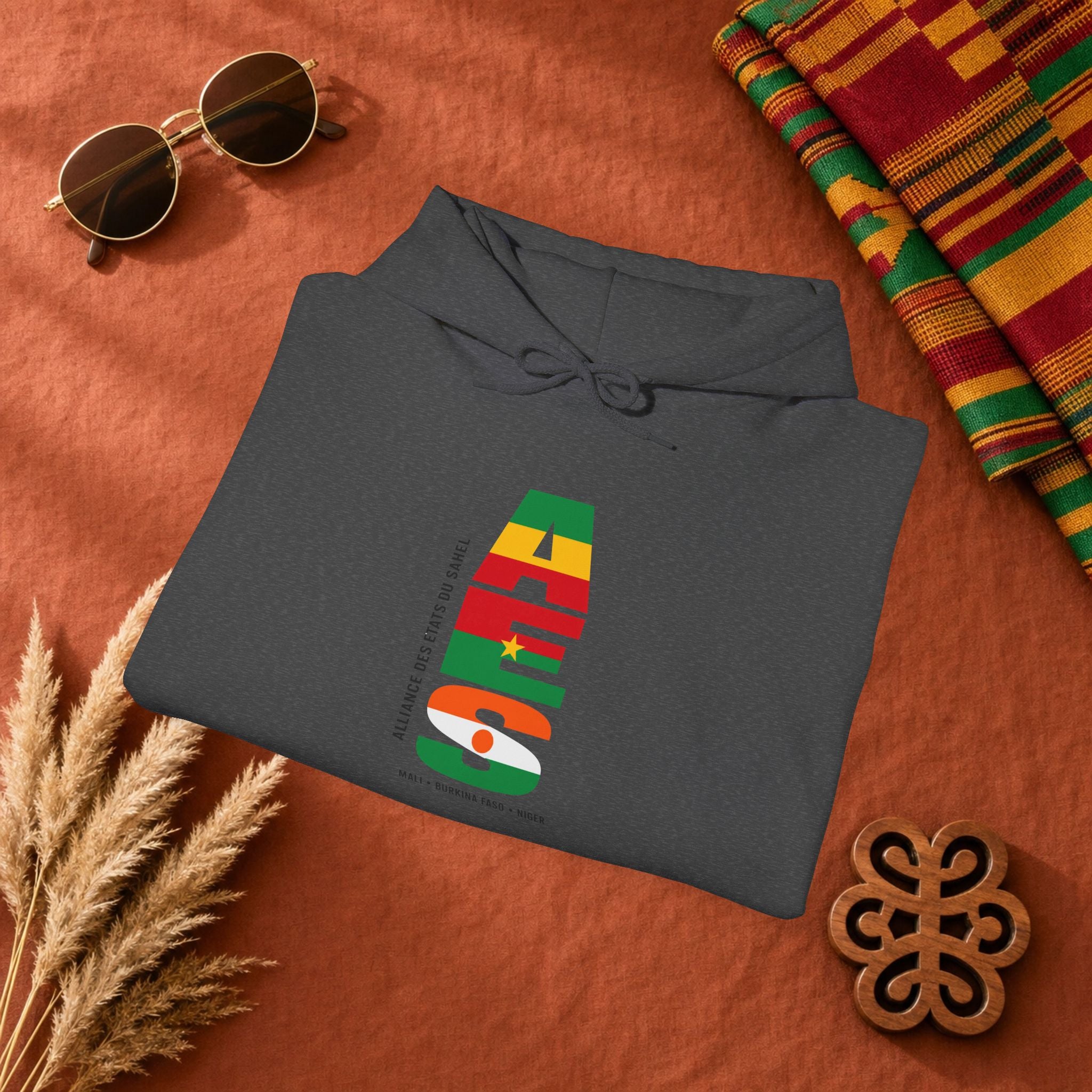 AES  Pull-Hoodie | alliance des etats du sahel pull -hoodie