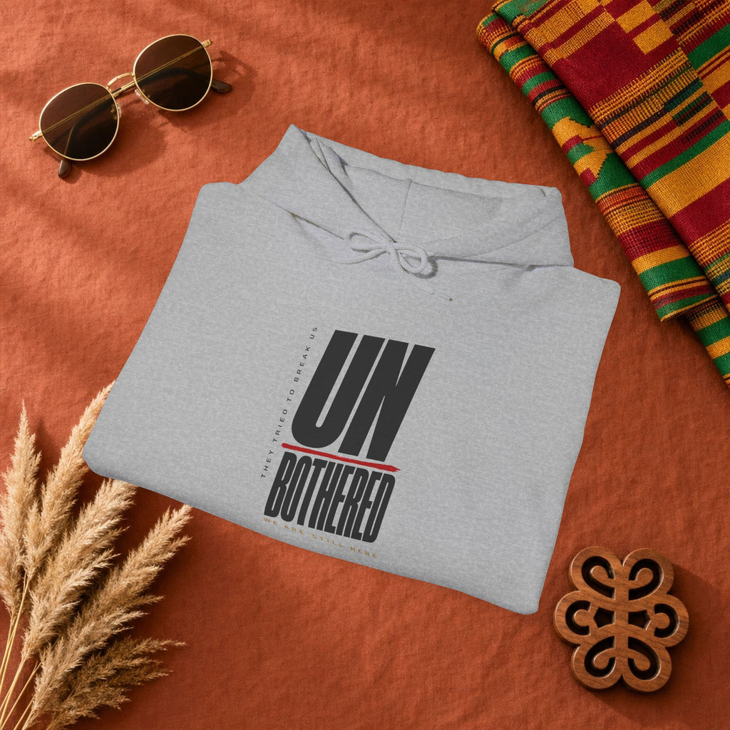 UNBothered Hoodie — Minimal Statement Graphic Hooded Sweatshirt