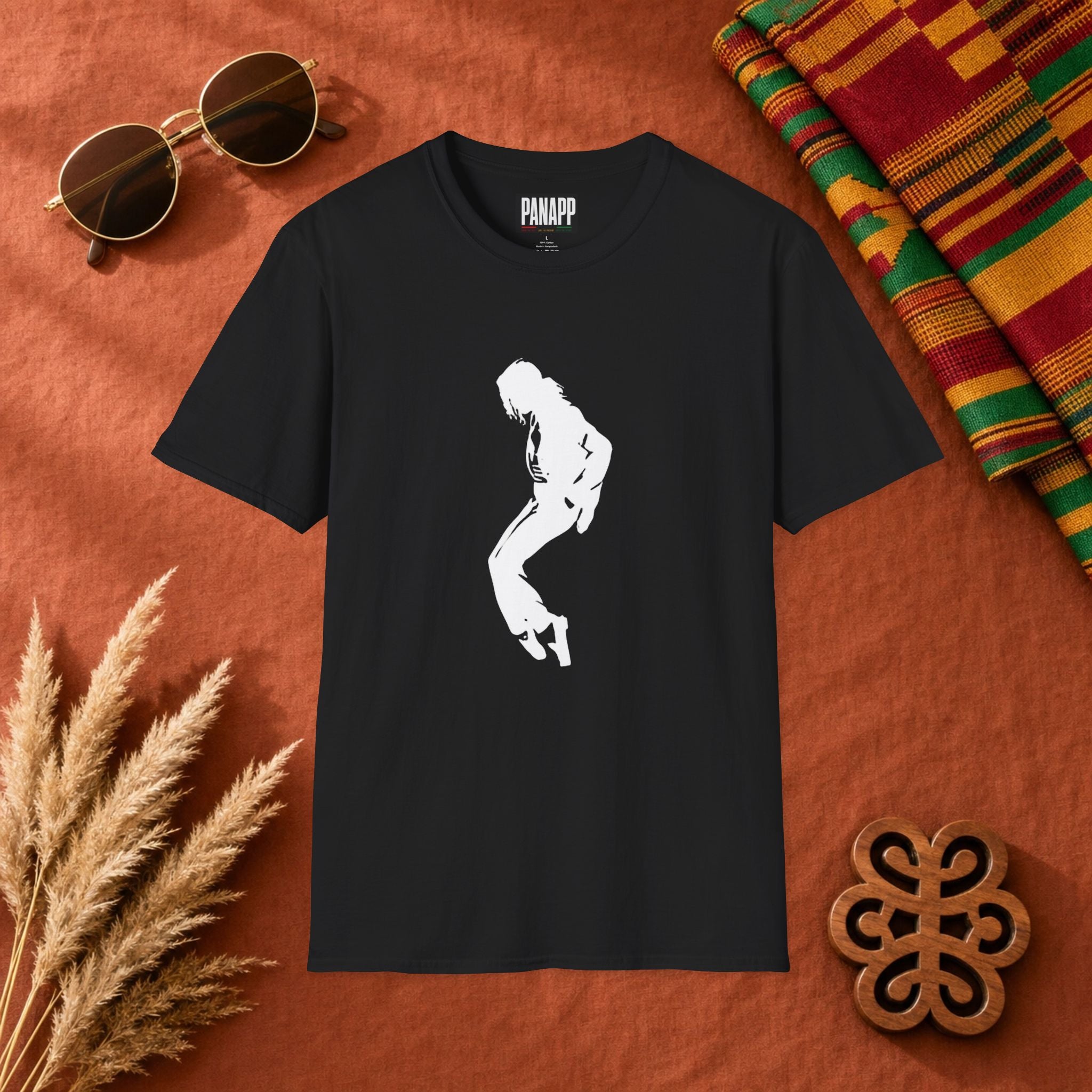 king of pop Silhouette Tee — Iconic Moonwalk Dance T‑Shirt