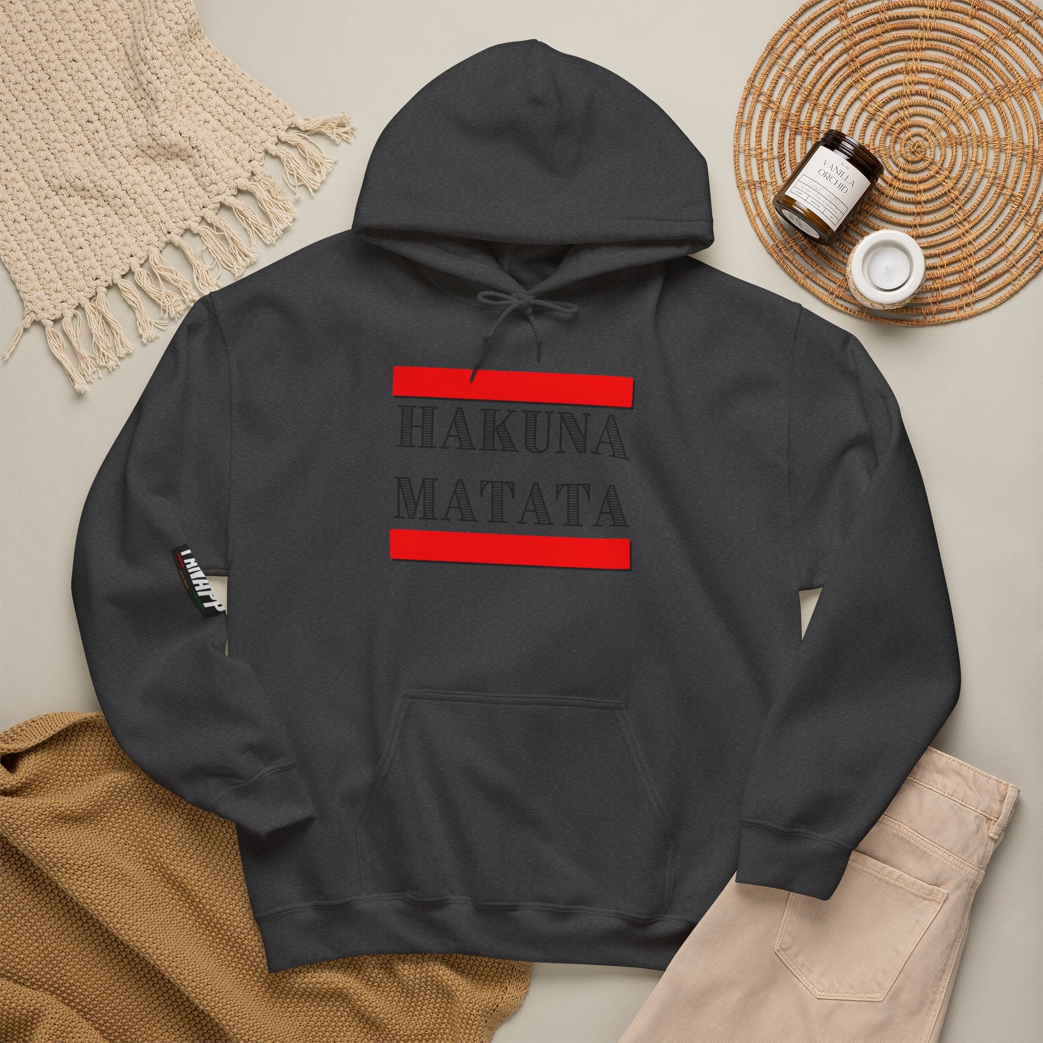 Hakuna Matata Hoodie — Relaxed Quote Hooded Sweatshirt