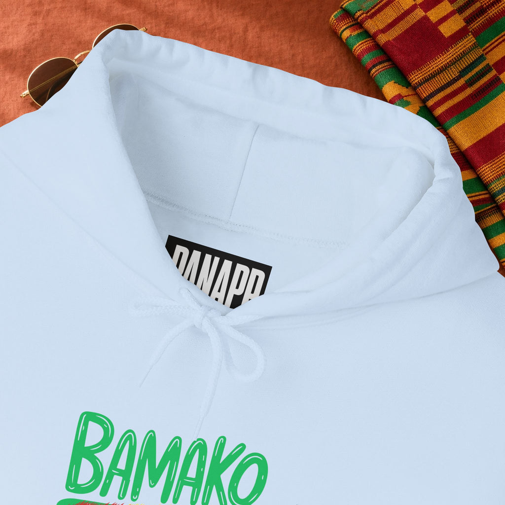 Bamako Graphic Hoodie — Stylish West African City Name Pullover