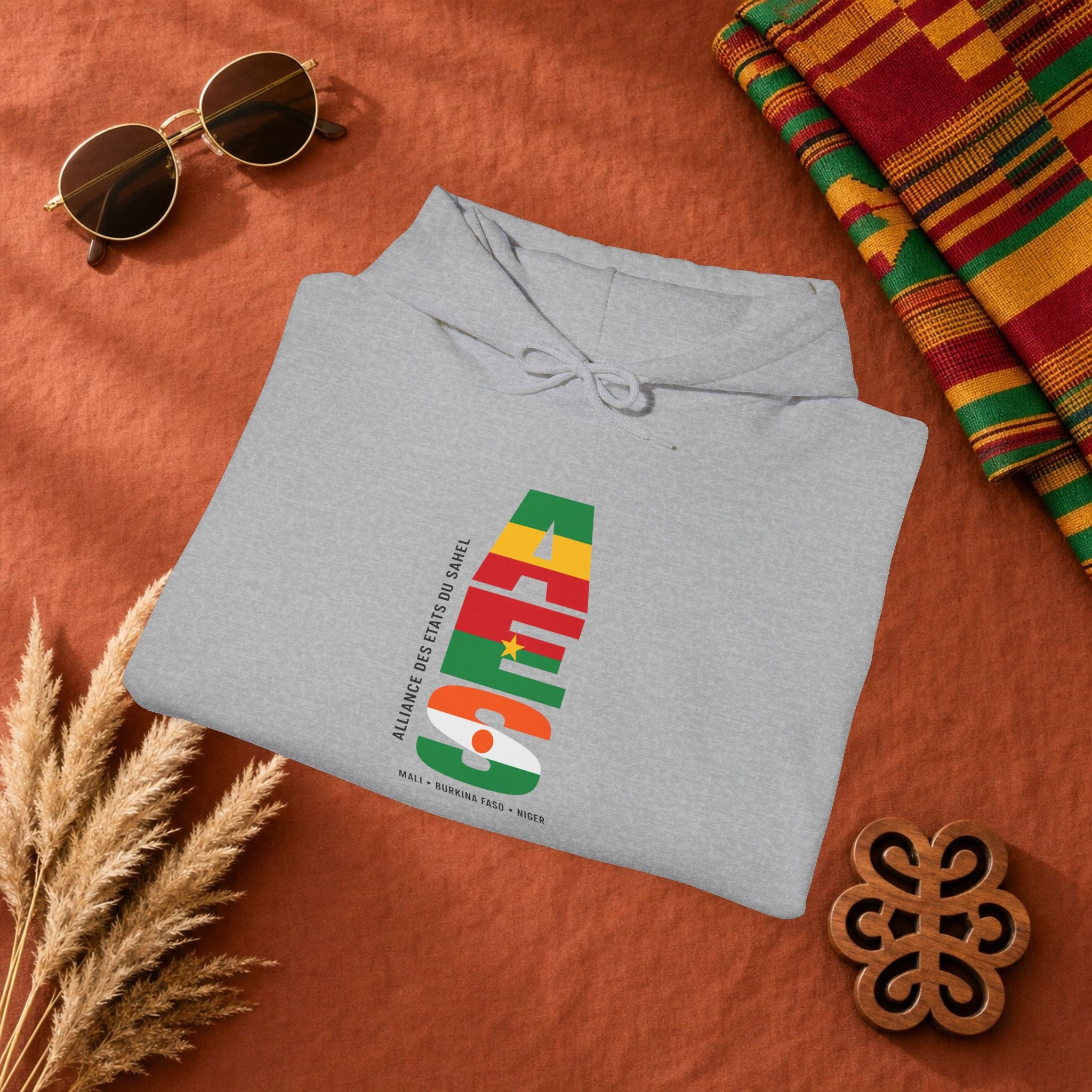 AES  Pull-Hoodie | alliance des etats du sahel pull -hoodie