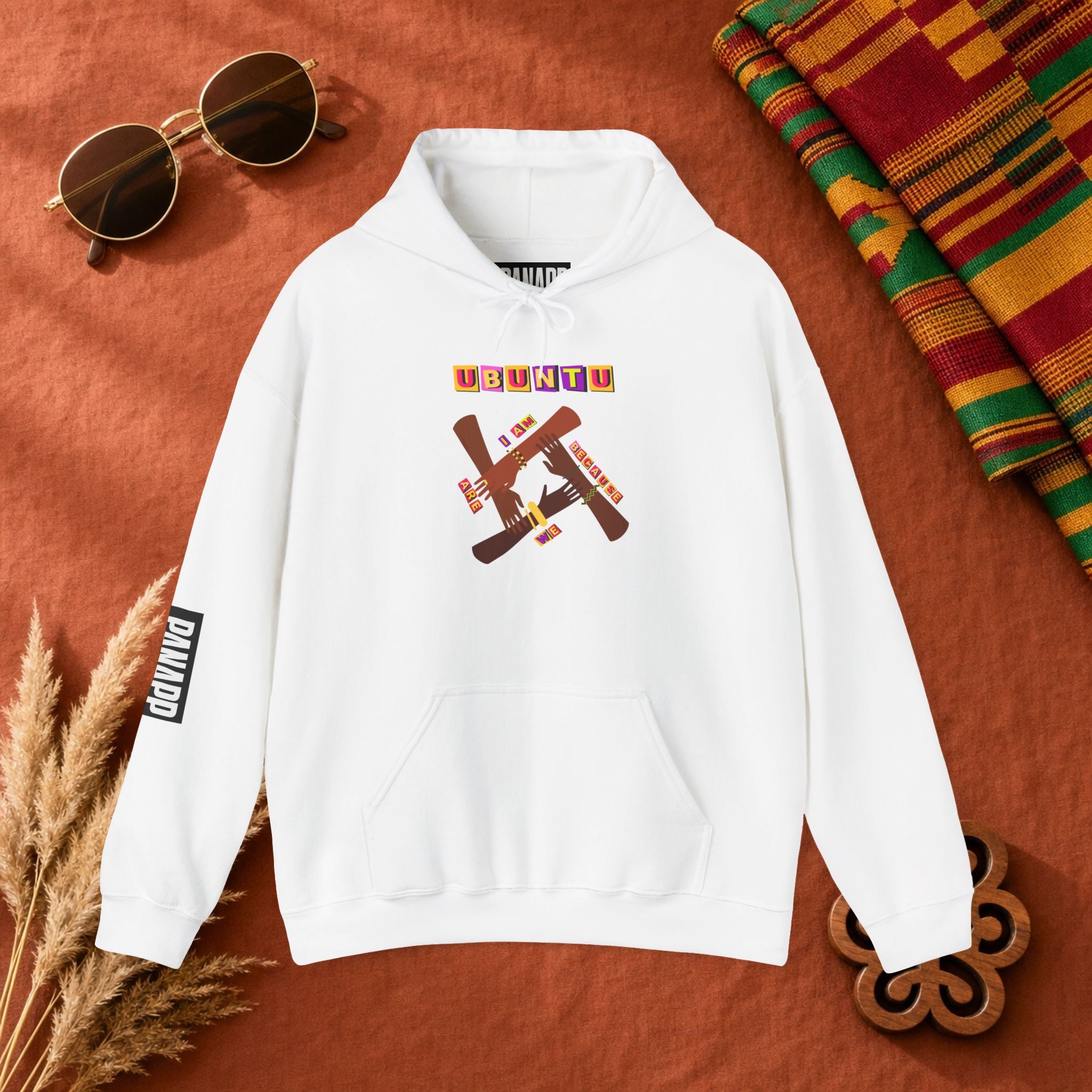 Ubuntu Afrobeat Hoodie — African Cultural Graphic Pullover