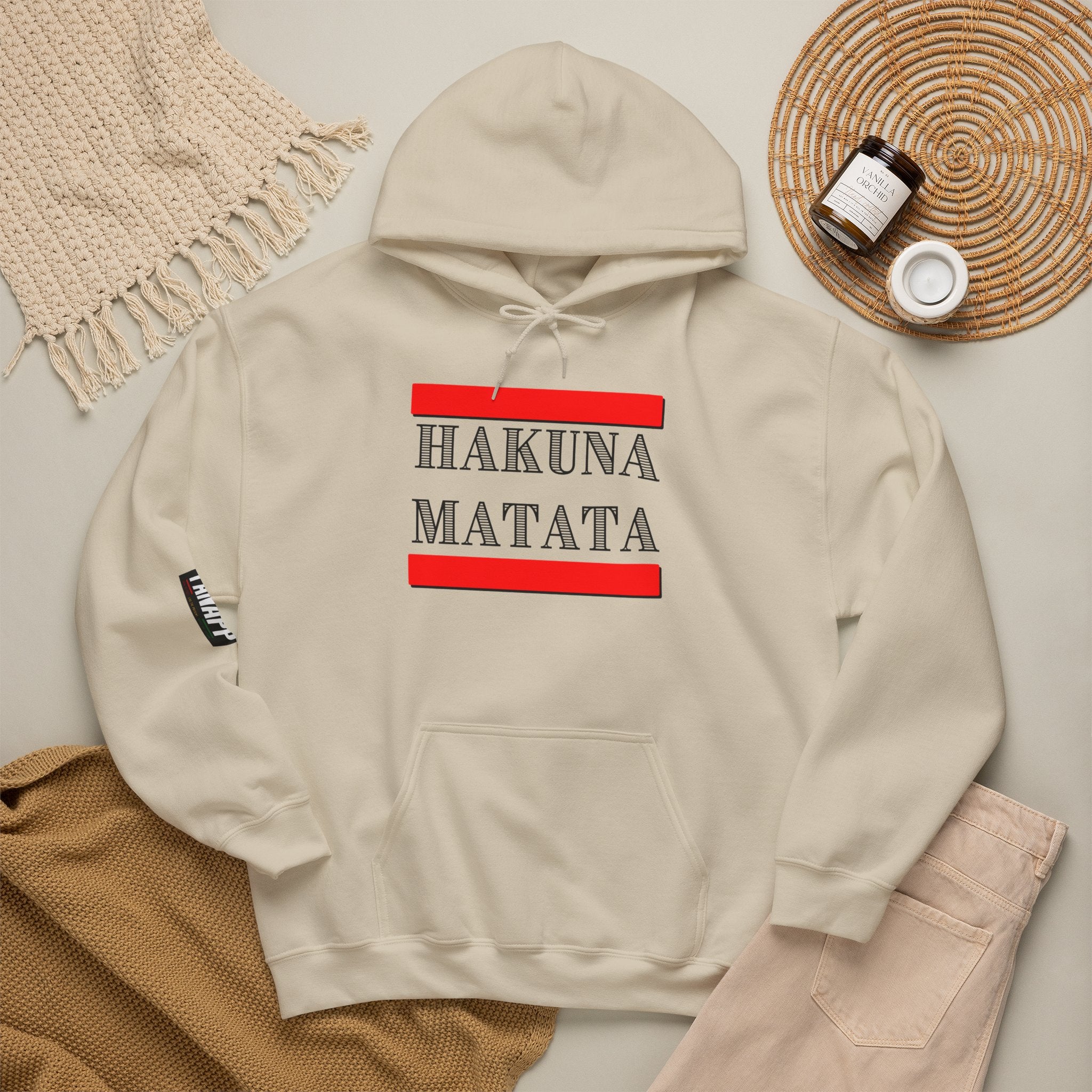 Hakuna Matata Hoodie — Relaxed Quote Hooded Sweatshirt