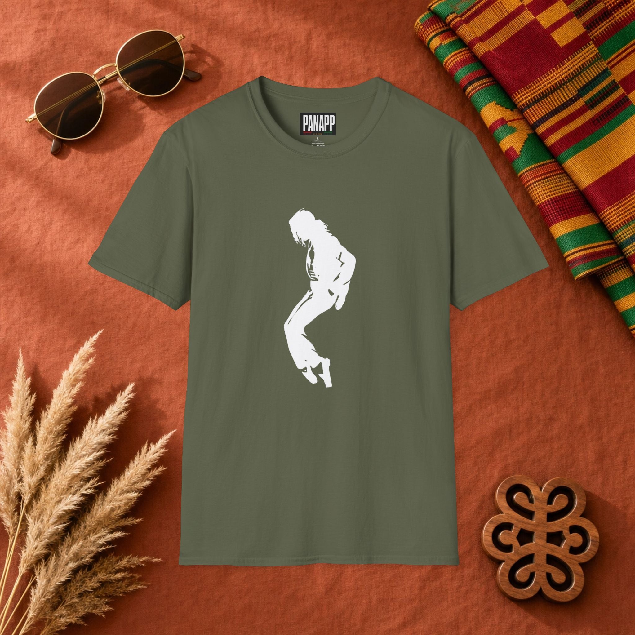king of pop Silhouette Tee — Iconic Moonwalk Dance T‑Shirt