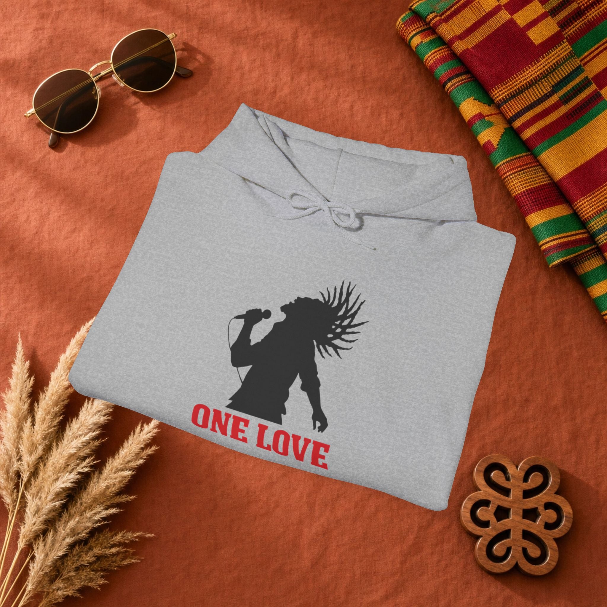 One Love Hoodie — Reggae Silhouette Pullover