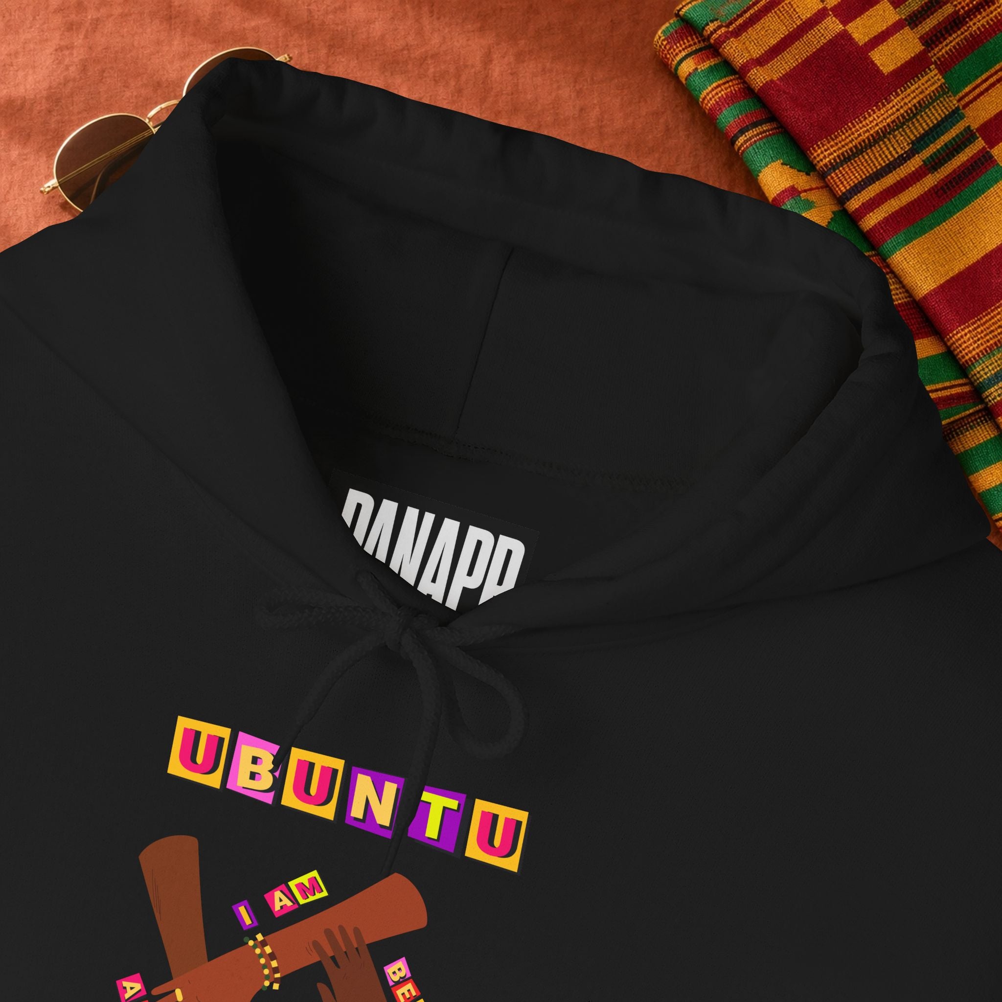 Ubuntu Afrobeat Hoodie — African Cultural Graphic Pullover