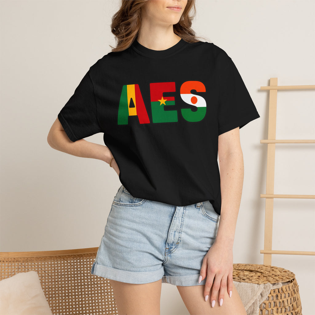 AES AES T-Shirt | Alliance des États du Sahel | Mali Burkina Faso Niger | Pan-African Streetwear