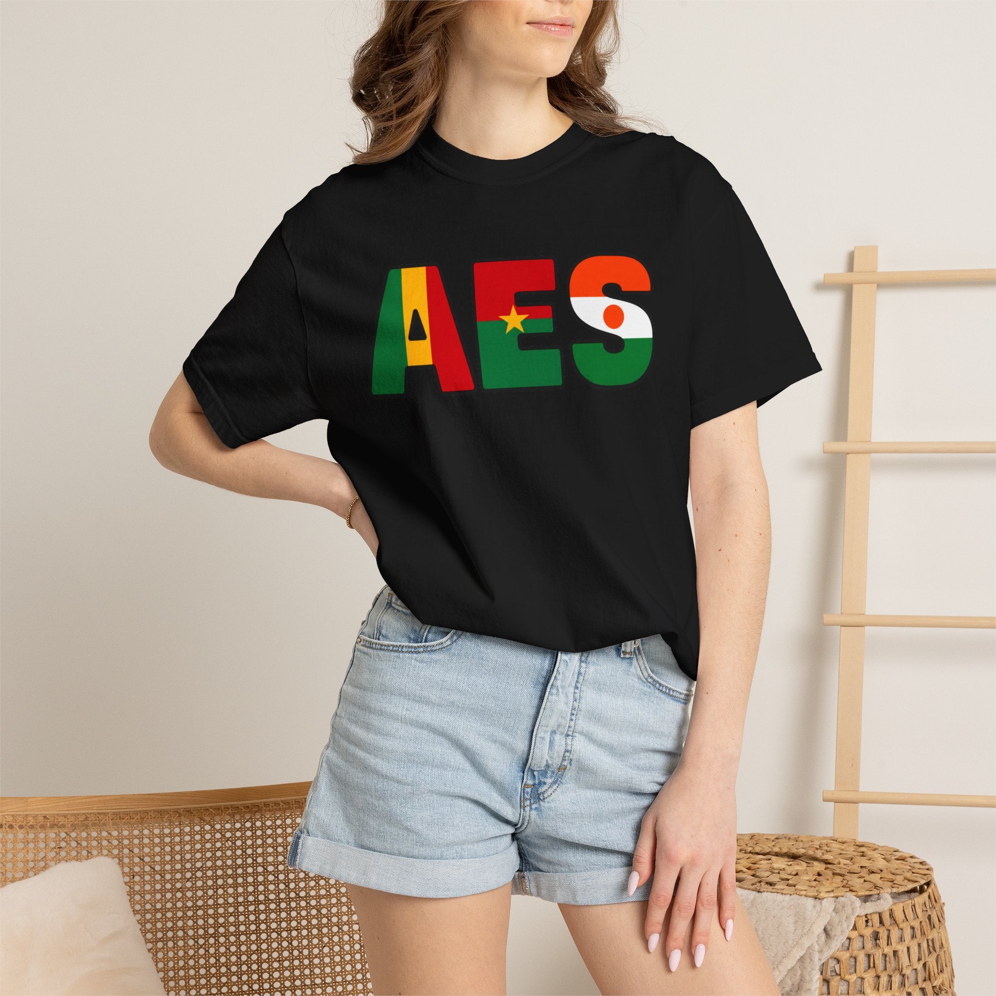AES AES T-Shirt | Alliance des États du Sahel | Mali Burkina Faso Niger | Pan-African Streetwear