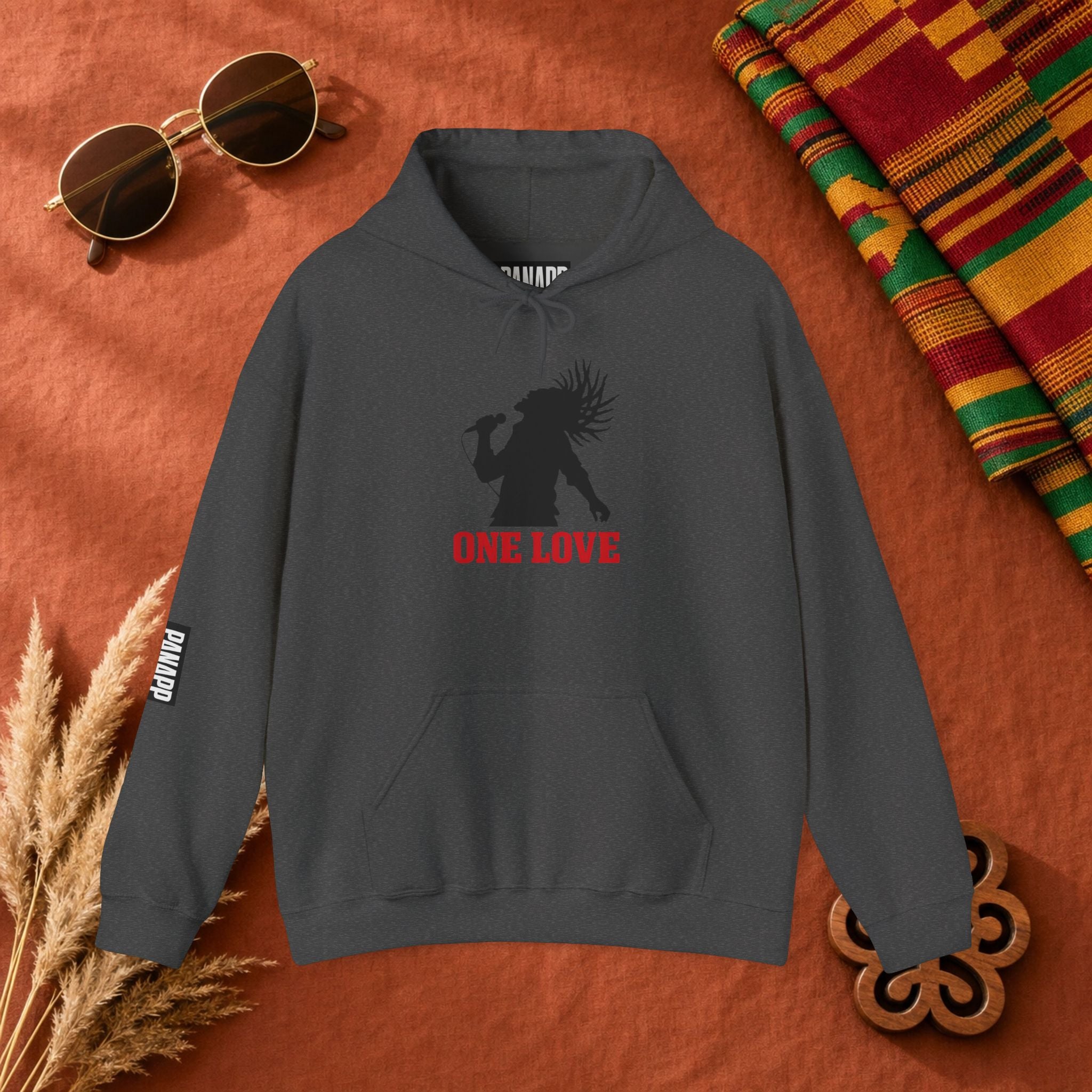 One Love Hoodie — Reggae Silhouette Pullover