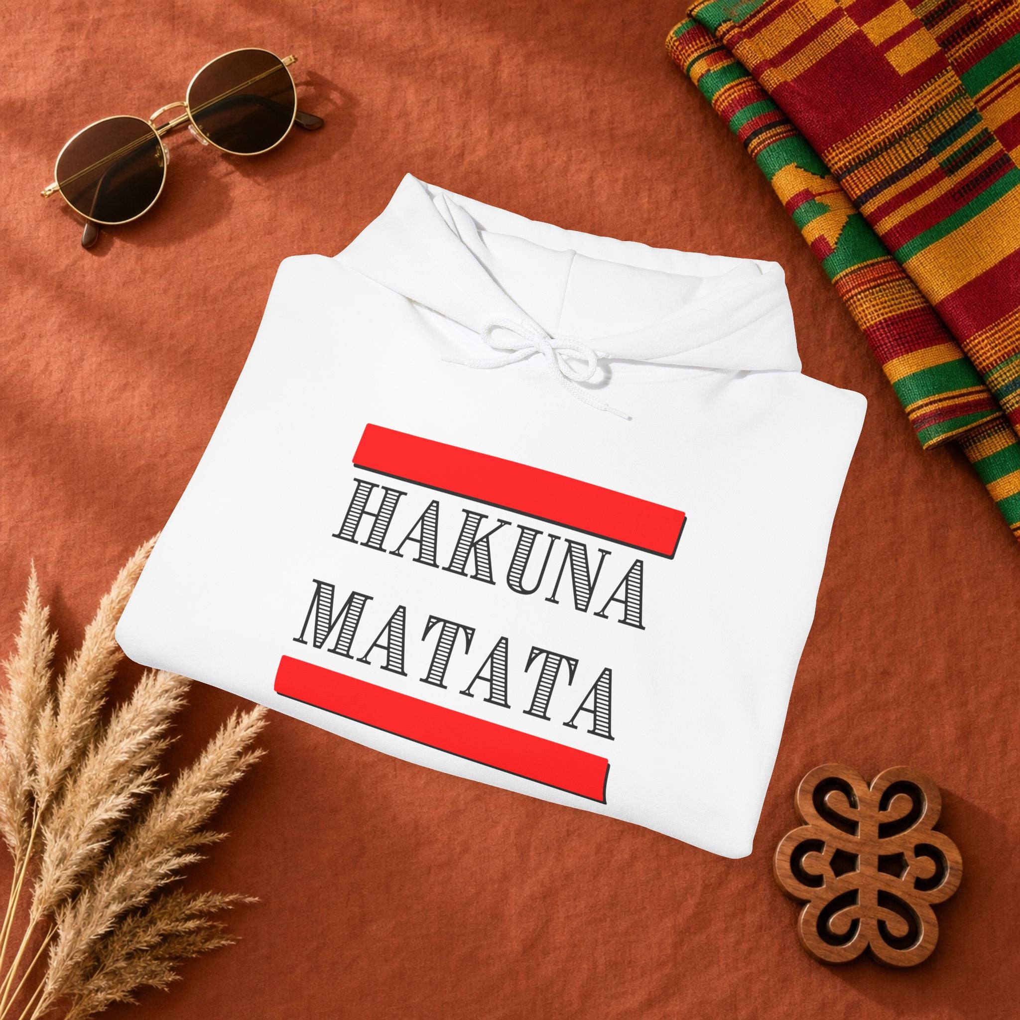 Hakuna Matata Hoodie — Relaxed Quote Hooded Sweatshirt