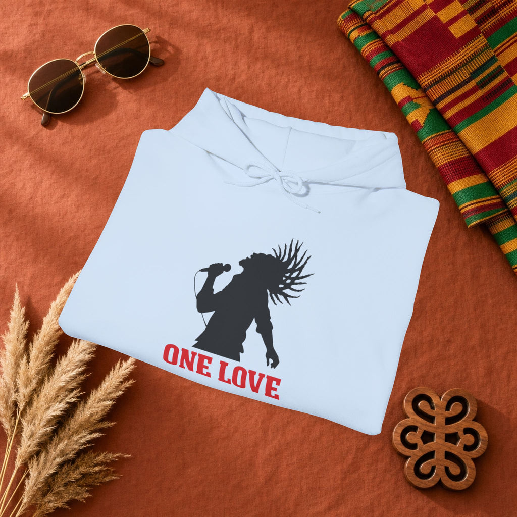 One Love Hoodie — Reggae Silhouette Pullover