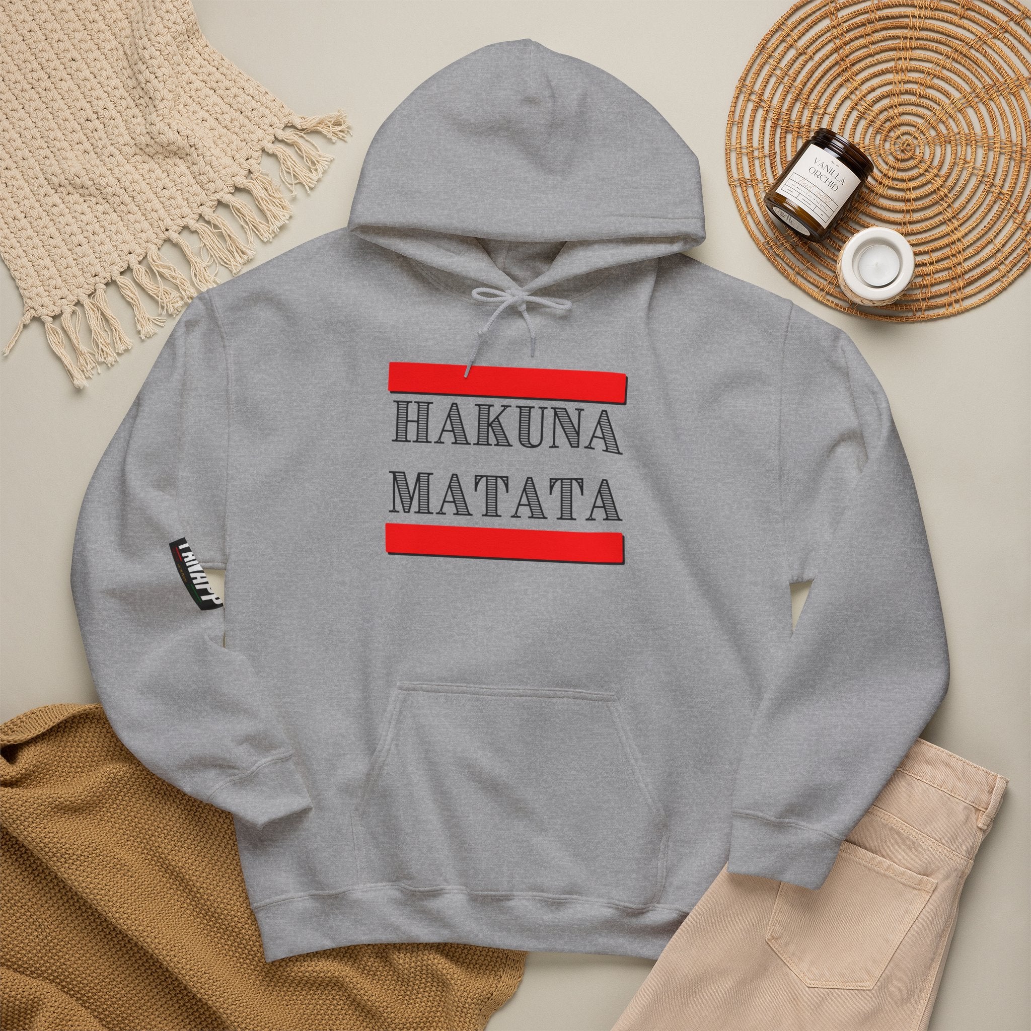Hakuna Matata Hoodie — Relaxed Quote Hooded Sweatshirt