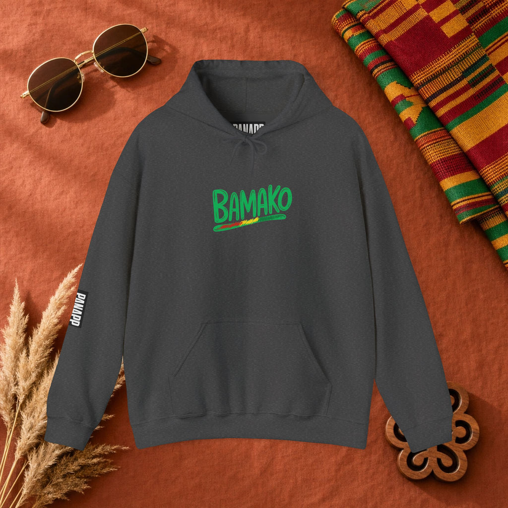 Bamako Graphic Hoodie — Stylish West African City Name Pullover