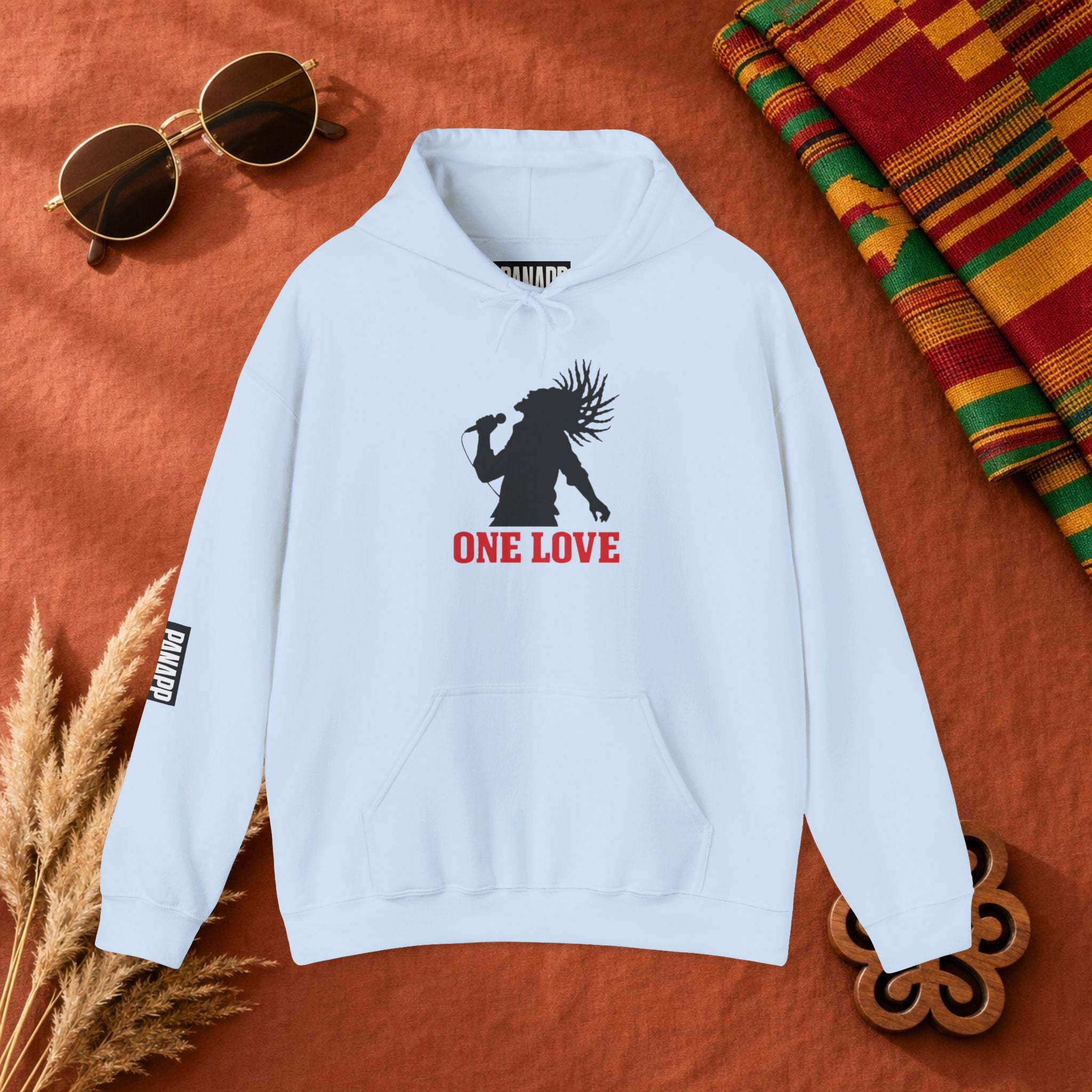One Love Hoodie — Reggae Silhouette Pullover