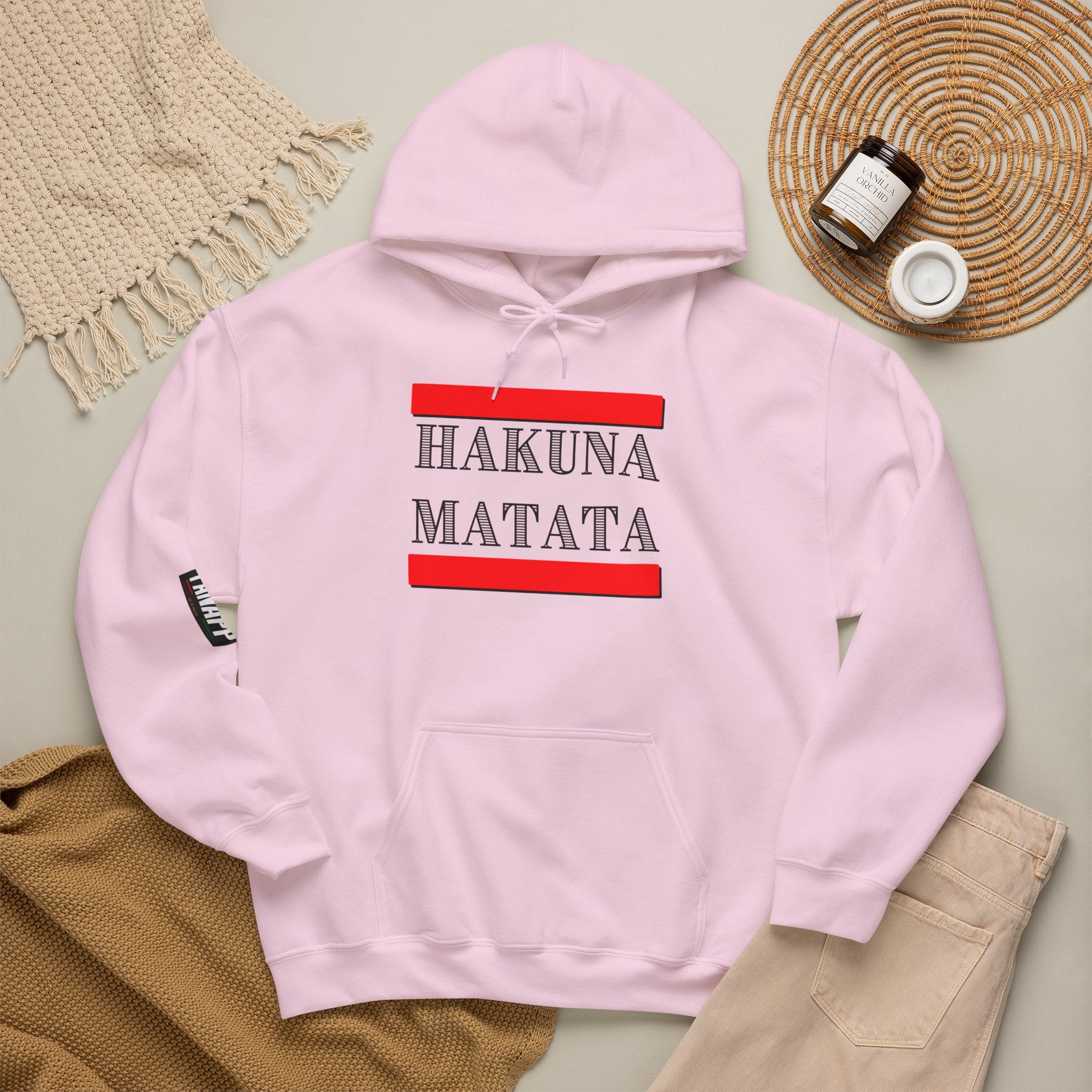 Hakuna Matata Hoodie — Relaxed Quote Hooded Sweatshirt