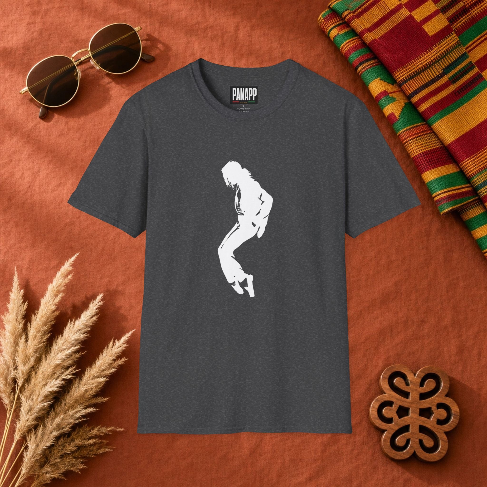 king of pop Silhouette Tee — Iconic Moonwalk Dance T‑Shirt