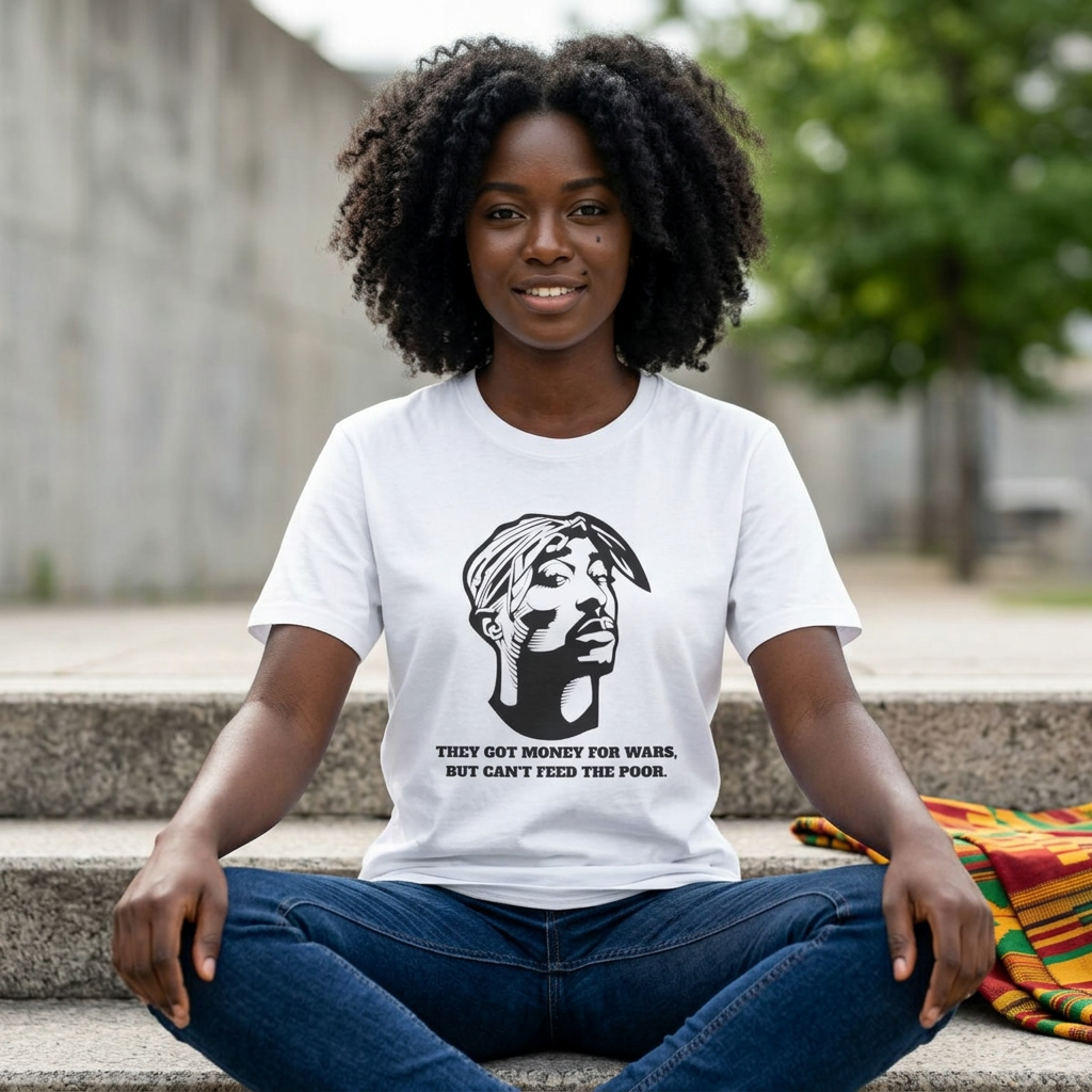 Graphic Tee — "They Got Money For War But Can't Feed The Poor"
