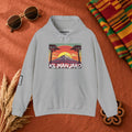 Kilimanjaro Graphic Hoodie — Retro Sunset Mountain Travel Sweatshirt
