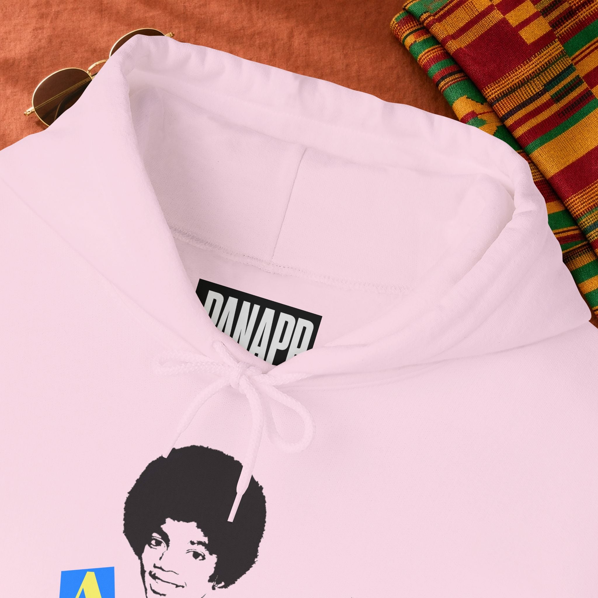 Retro Afro Baby Blocks Hoodie — Vintage Black Baby ABC Graphic Sweatshirt