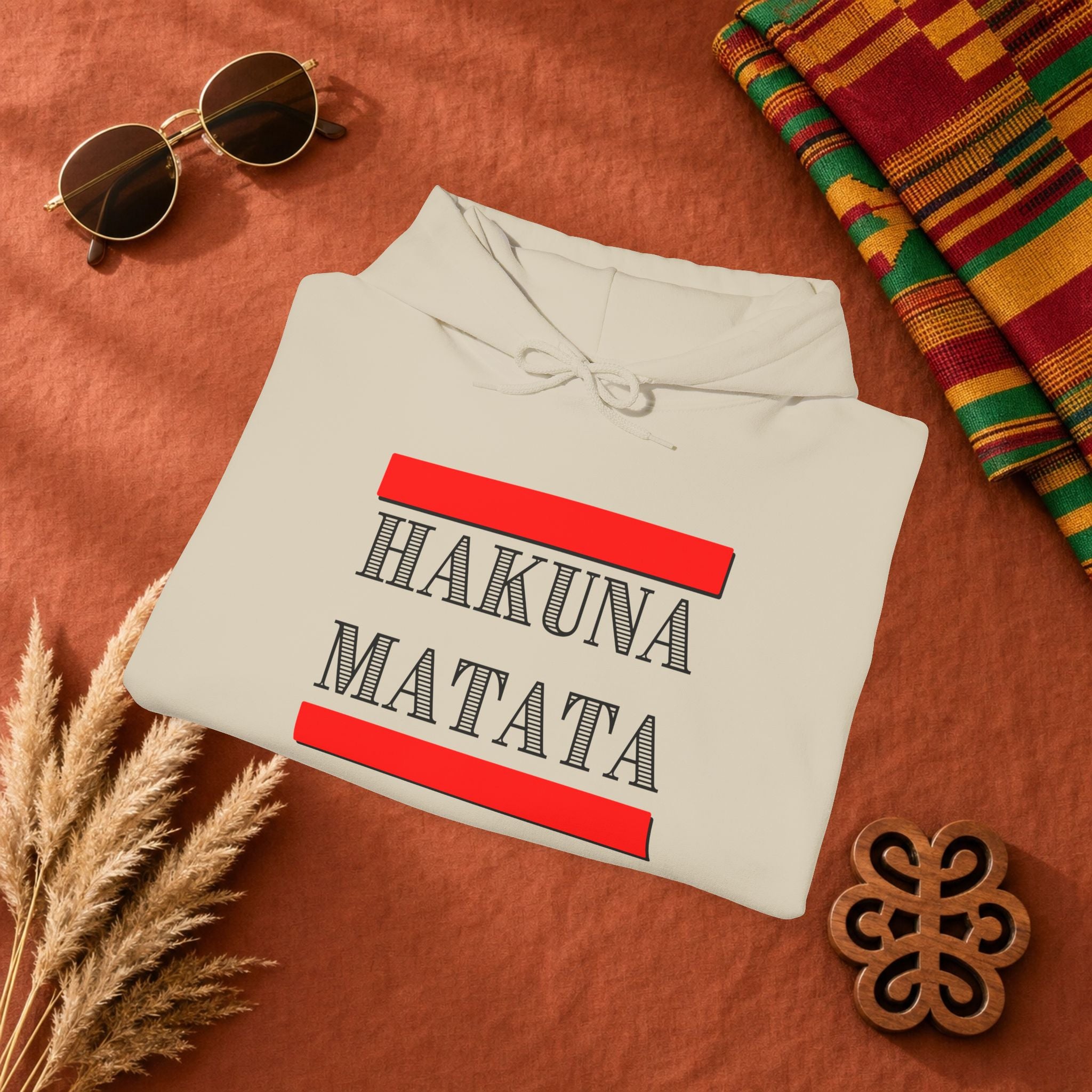 Hakuna Matata Hoodie — Relaxed Quote Hooded Sweatshirt