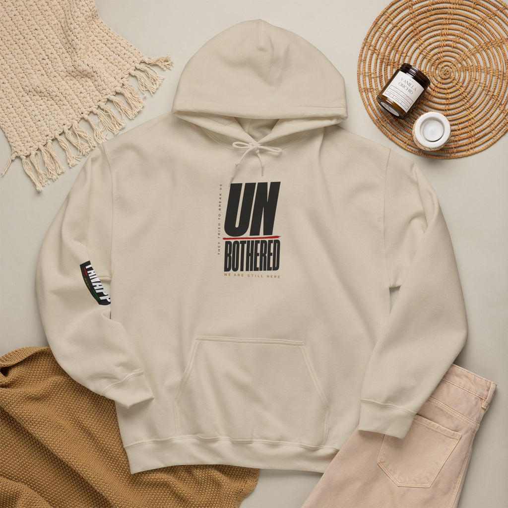 UNBothered Hoodie — Minimal Statement Graphic Hooded Sweatshirt