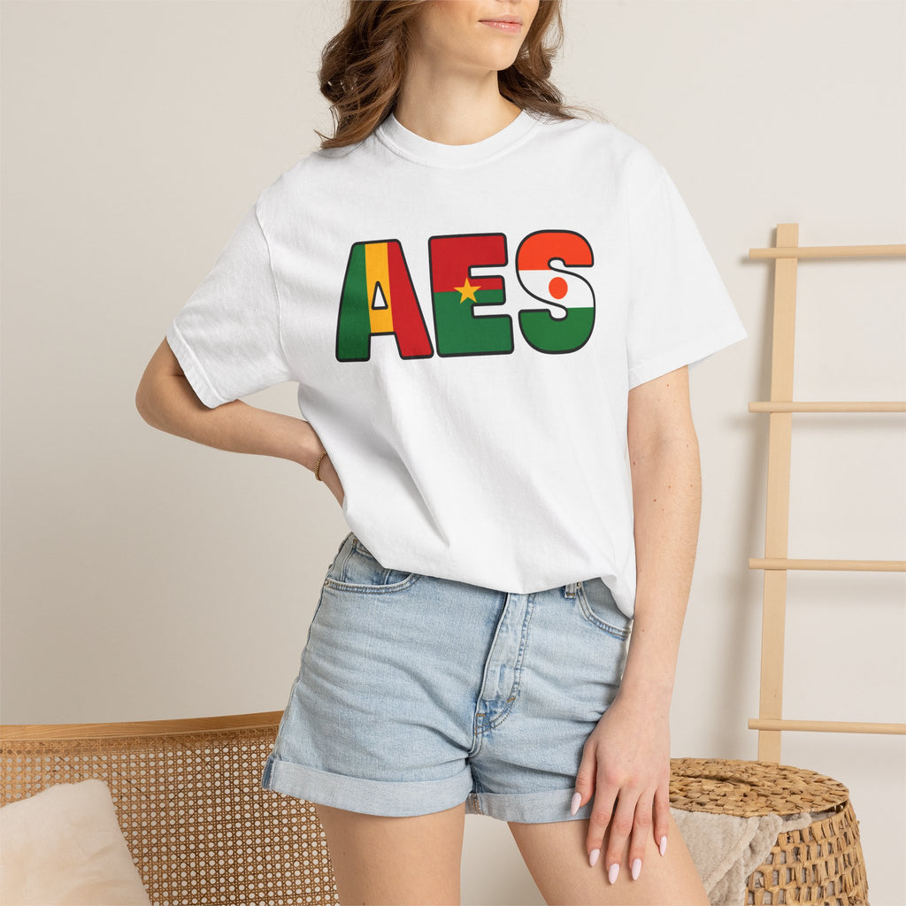 AES AES T-Shirt | Alliance des États du Sahel | Mali Burkina Faso Niger | Pan-African Streetwear