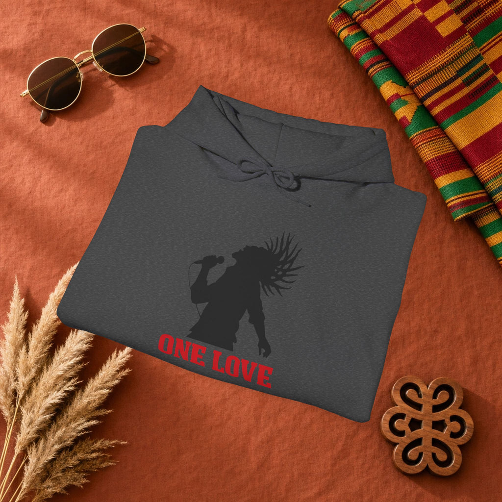 One Love Hoodie — Reggae Silhouette Pullover