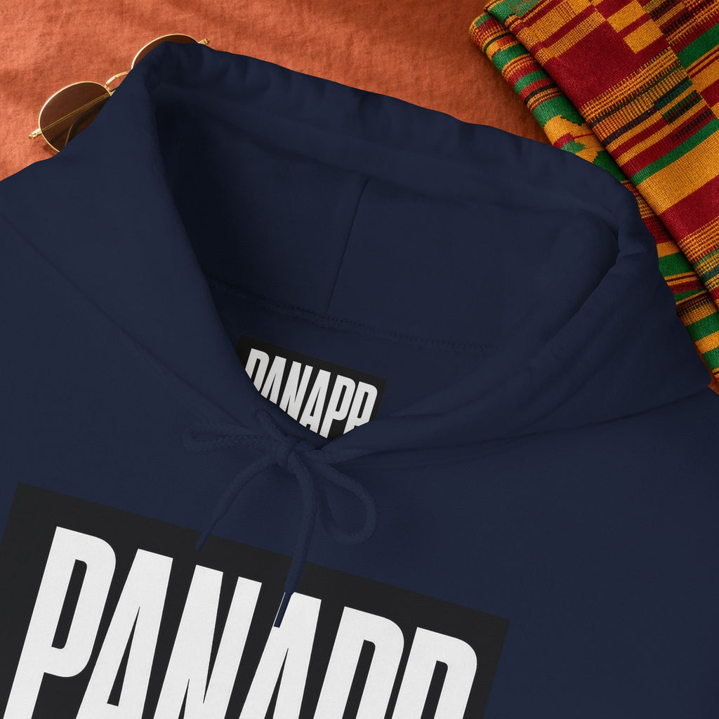 PANAPP Graphic Hoodie — Pan-African Apparel Pullover with Sleeve Logo