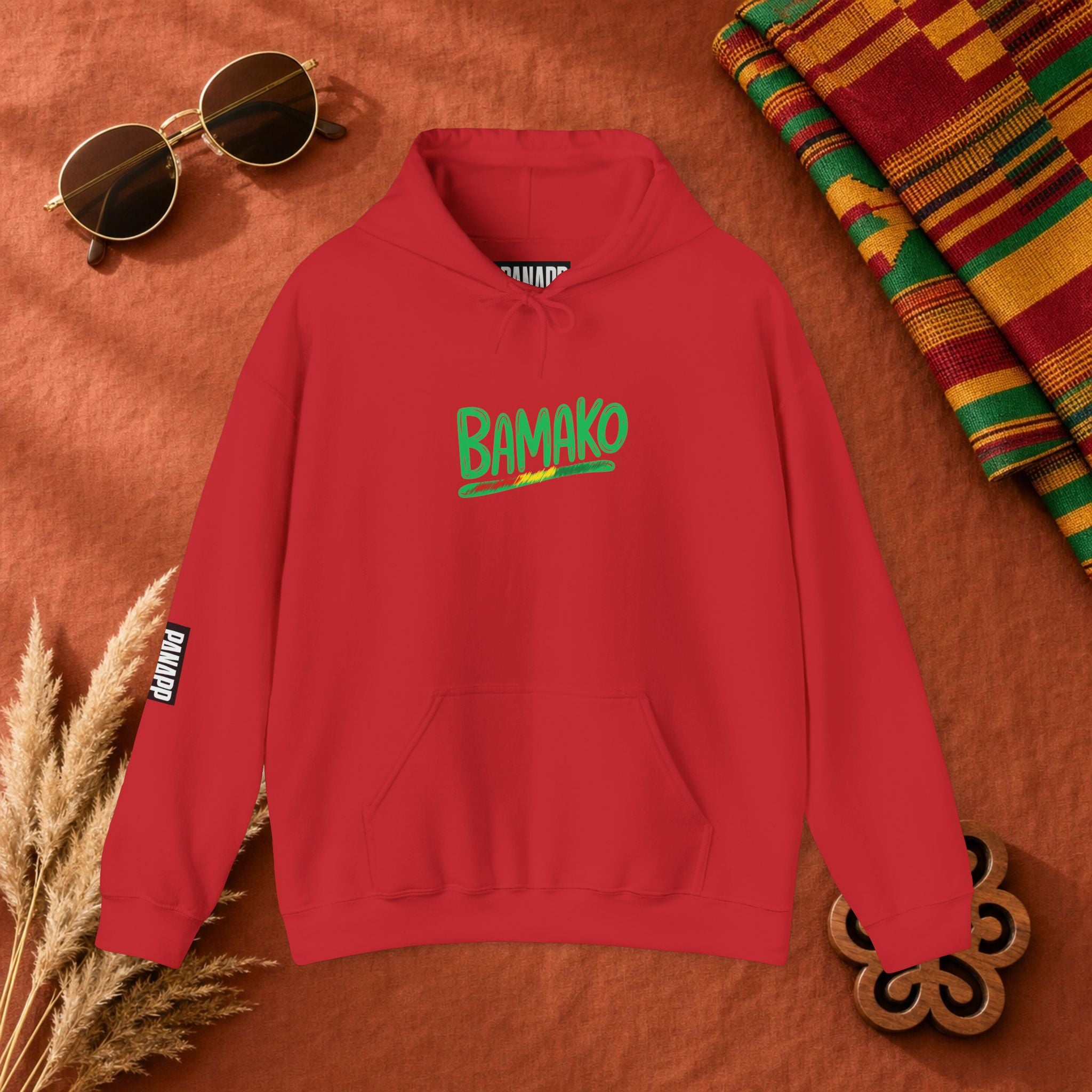Bamako Graphic Hoodie — Stylish West African City Name Pullover