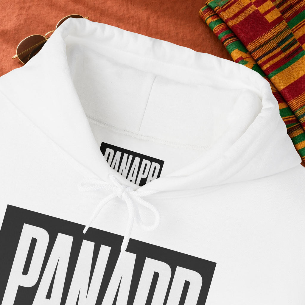 PANAPP Graphic Hoodie — Pan-African Apparel Pullover with Sleeve Logo