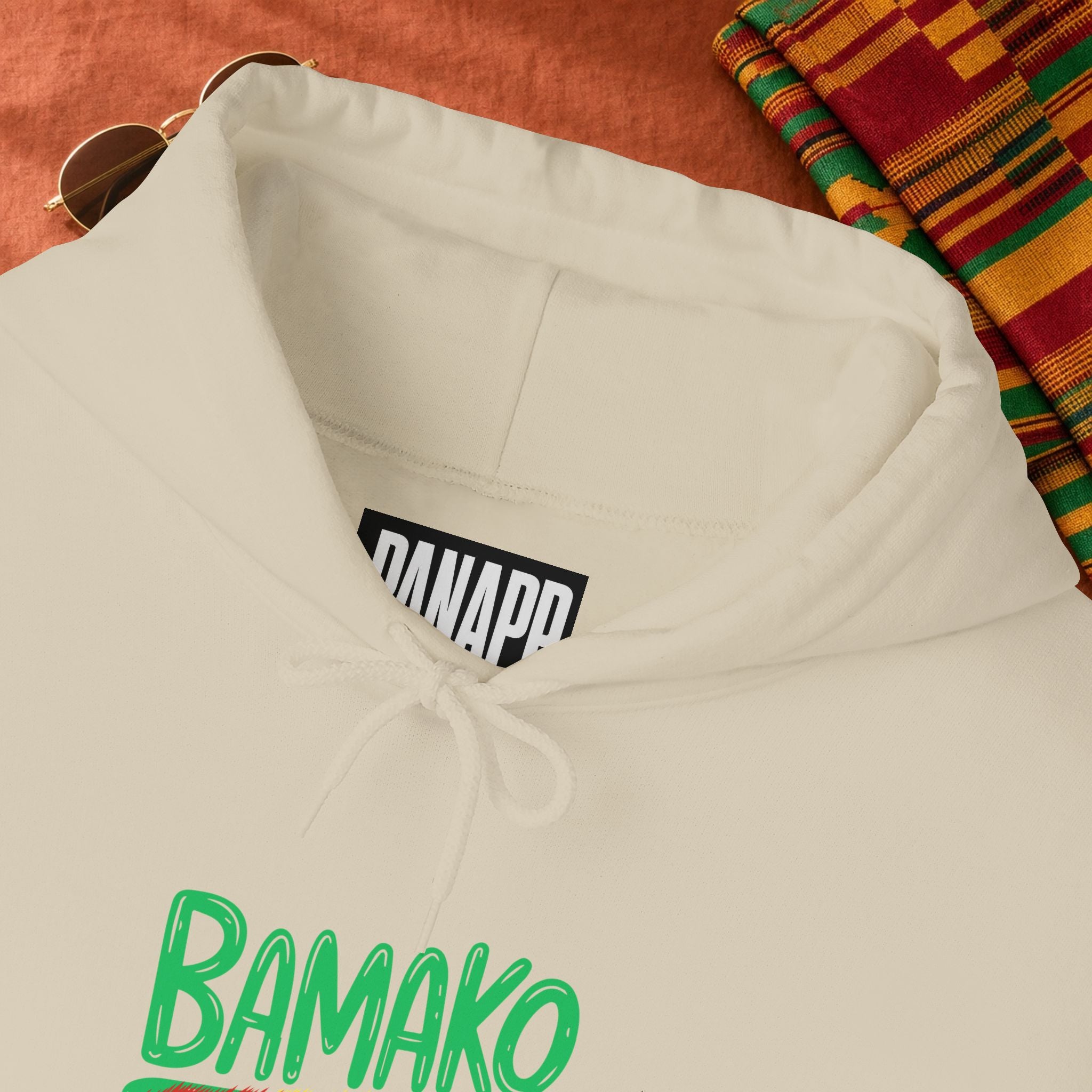 Bamako Graphic Hoodie — Stylish West African City Name Pullover
