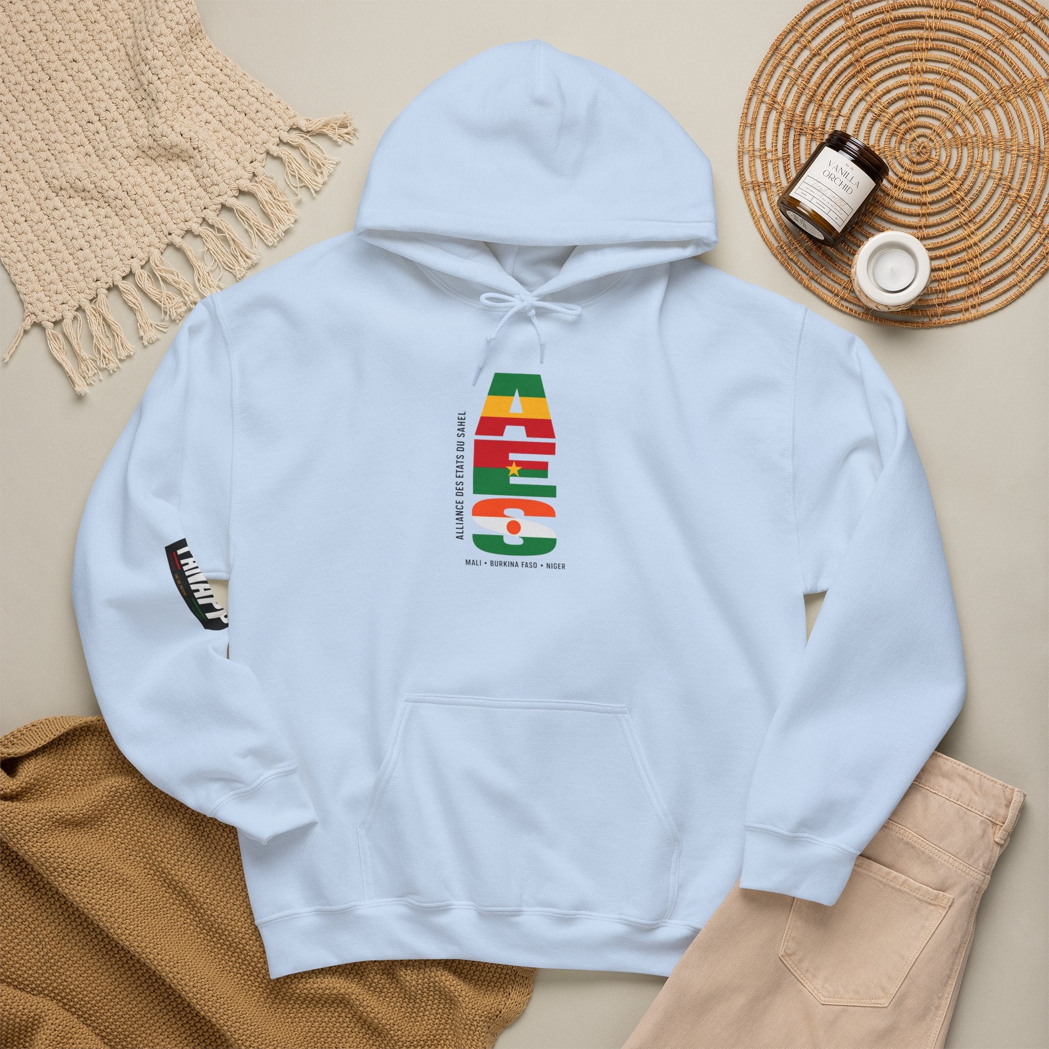 AES  Pull-Hoodie | alliance des etats du sahel pull -hoodie