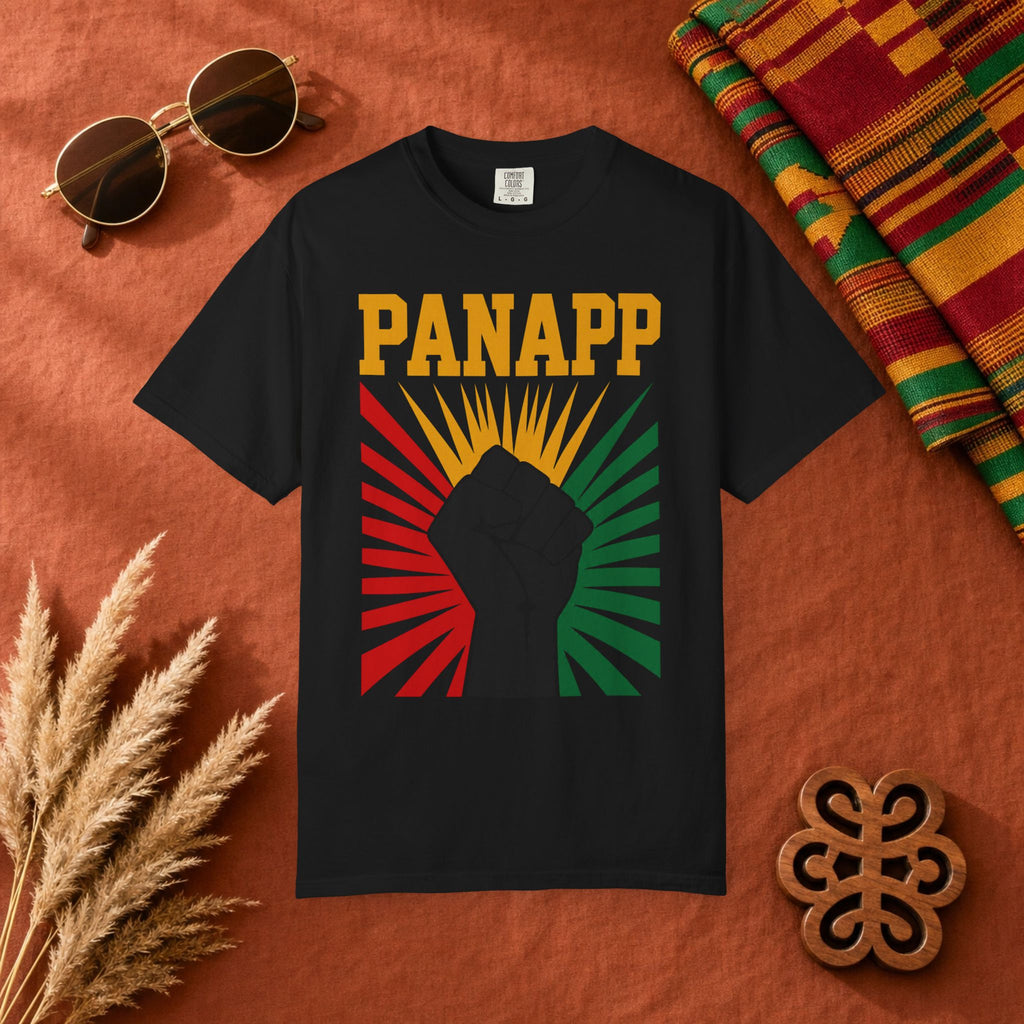 Panapp Black Power Fist Tee — Afrocentric Unity T-Shirt