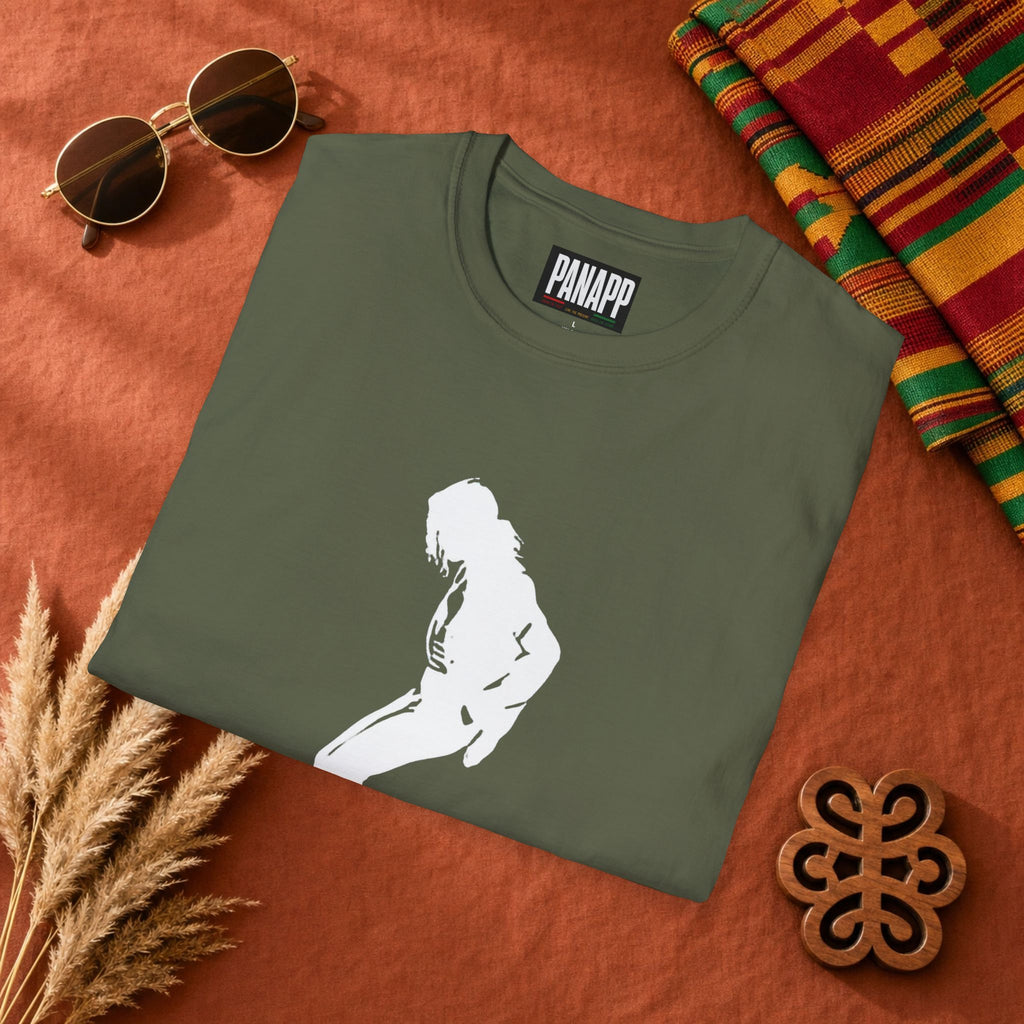 king of pop Silhouette Tee — Iconic Moonwalk Dance T‑Shirt