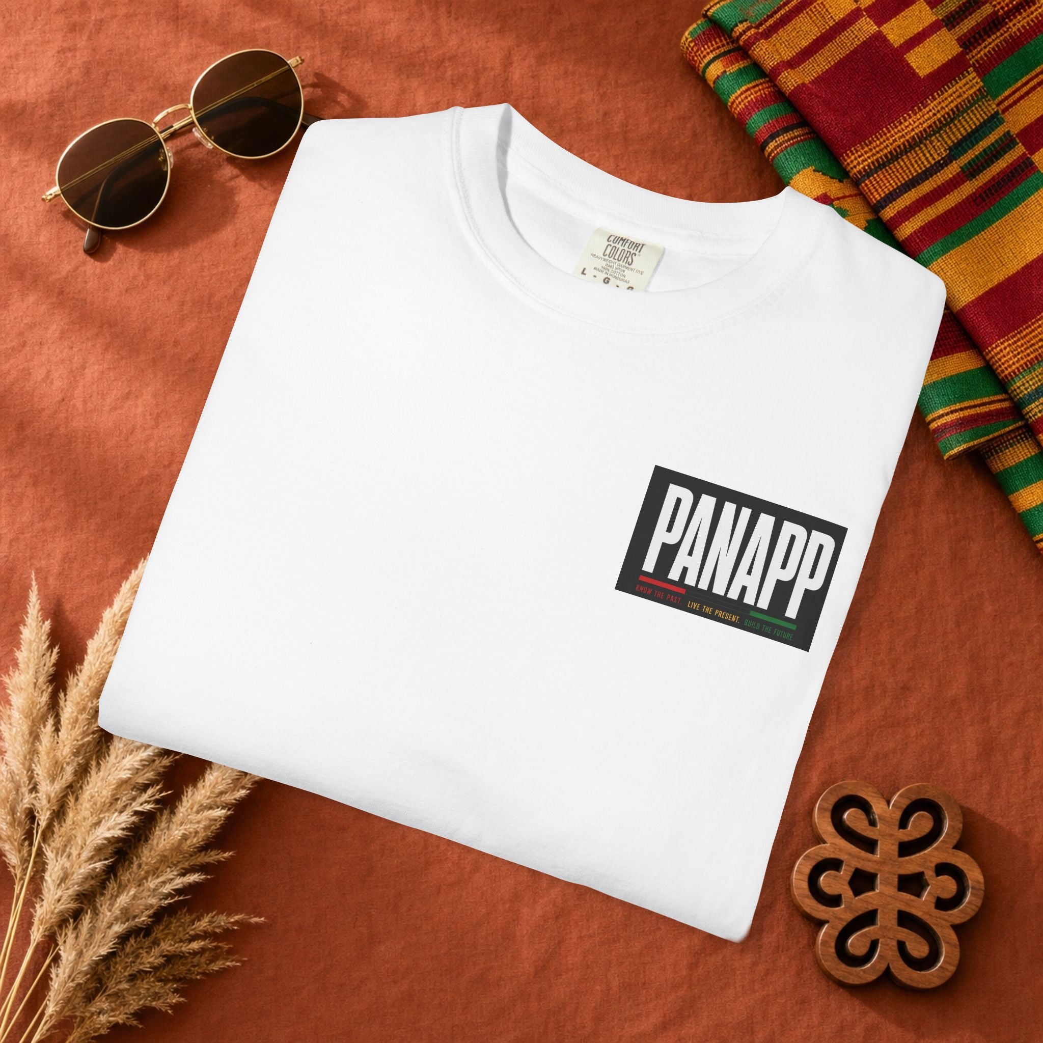 PANAPP Graphic T-Shirt — Bold Logo Tee with Pan-African Colors