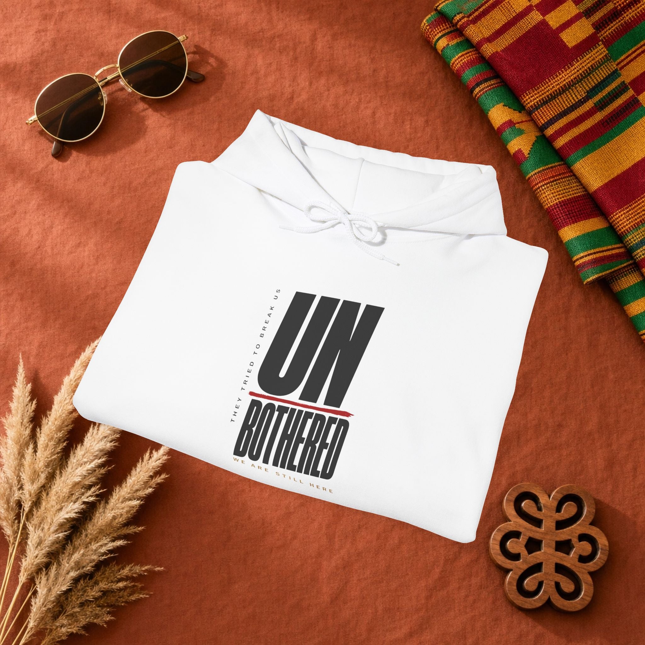 UNBothered Hoodie — Minimal Statement Graphic Hooded Sweatshirt