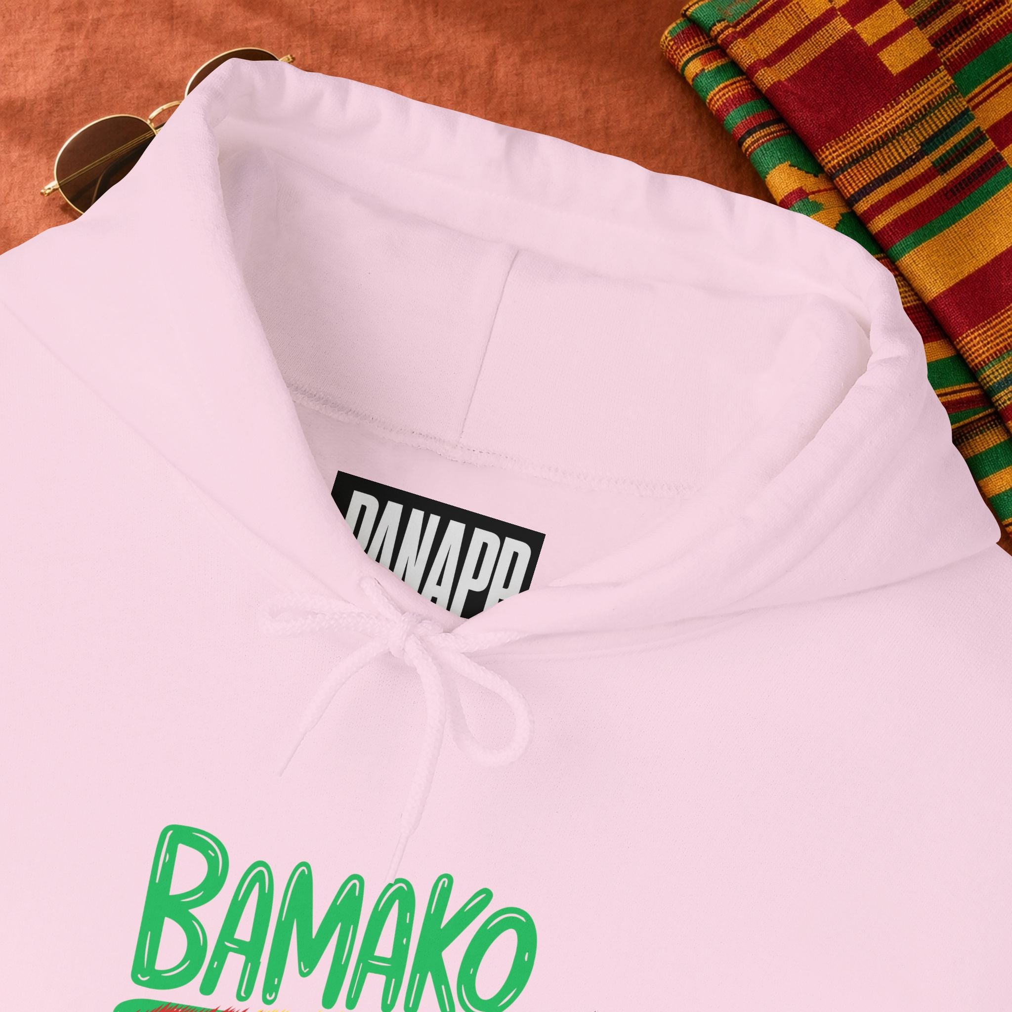 Bamako Graphic Hoodie — Stylish West African City Name Pullover