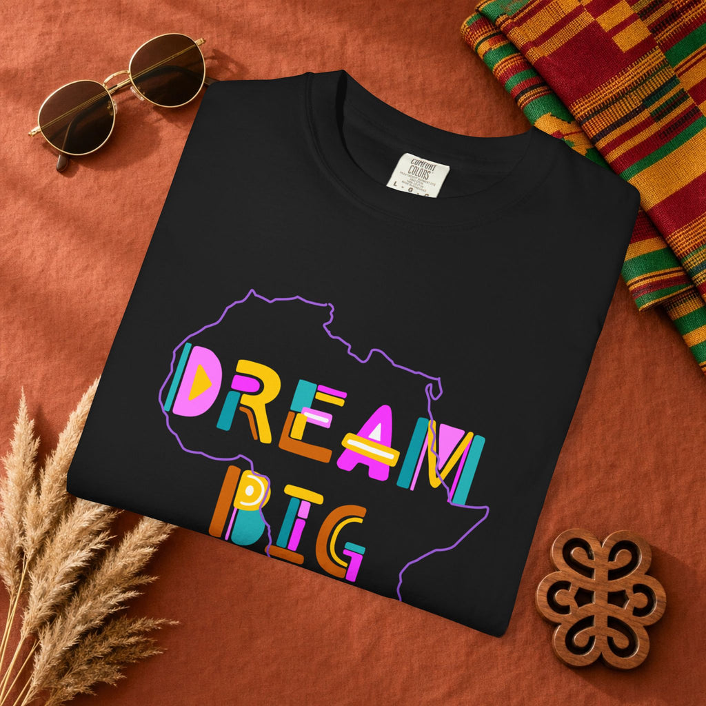 Africa Drem Big Unisex Garment-Dyed T-shirt